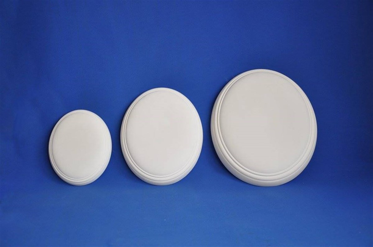 Seramik Seramik Oval Pano-2 Orta \ 28X23cm