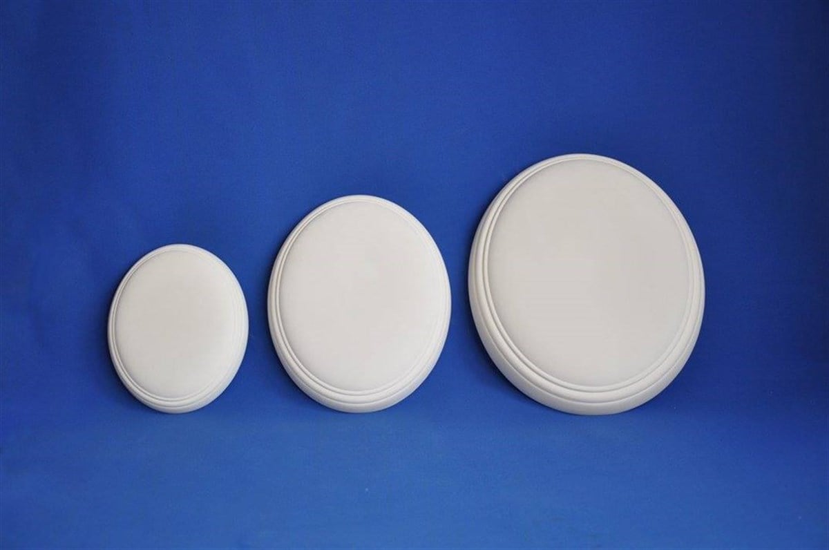Seramik Seramik Oval Pano-3 Büyük \ 35X29cm