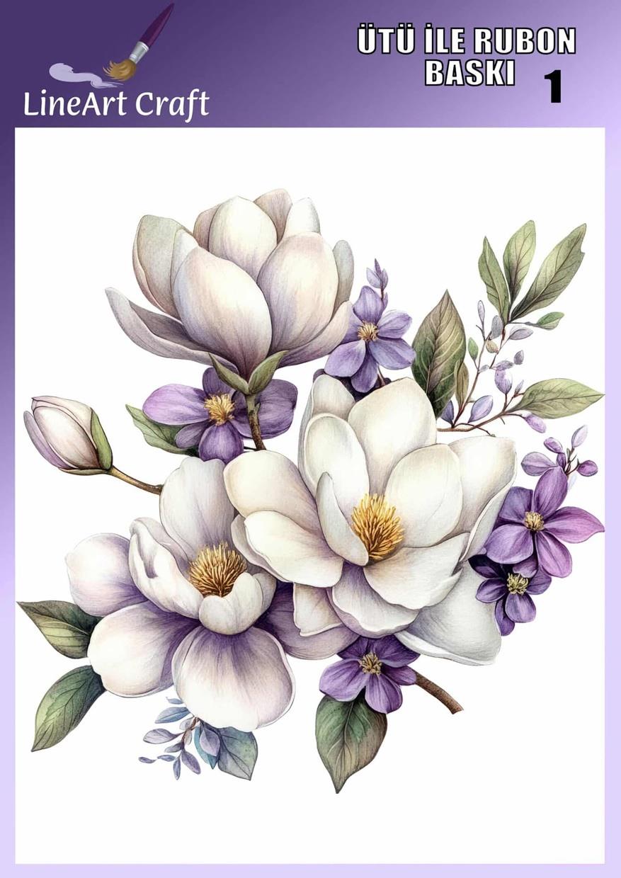 Ütü ile Rub On Transfer Kağıdı 30×30 cm