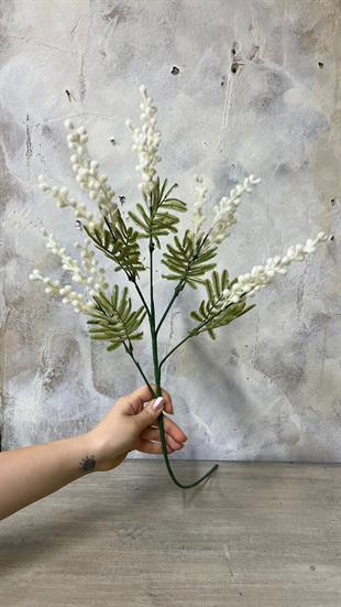 BEYAZ MİMOZA ÇİÇEĞİ 78 CM