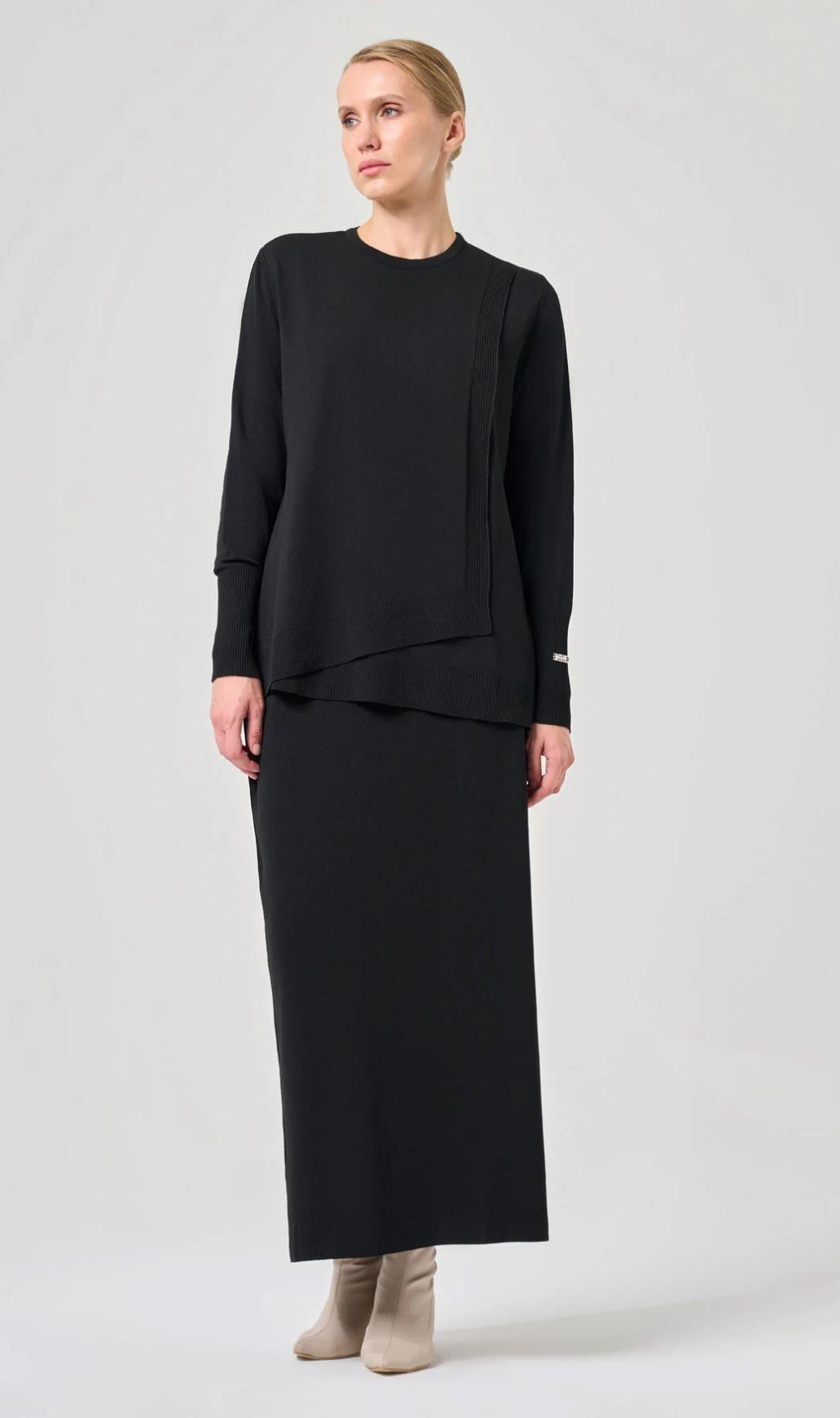 Elegance  Etekli Takım Siyah