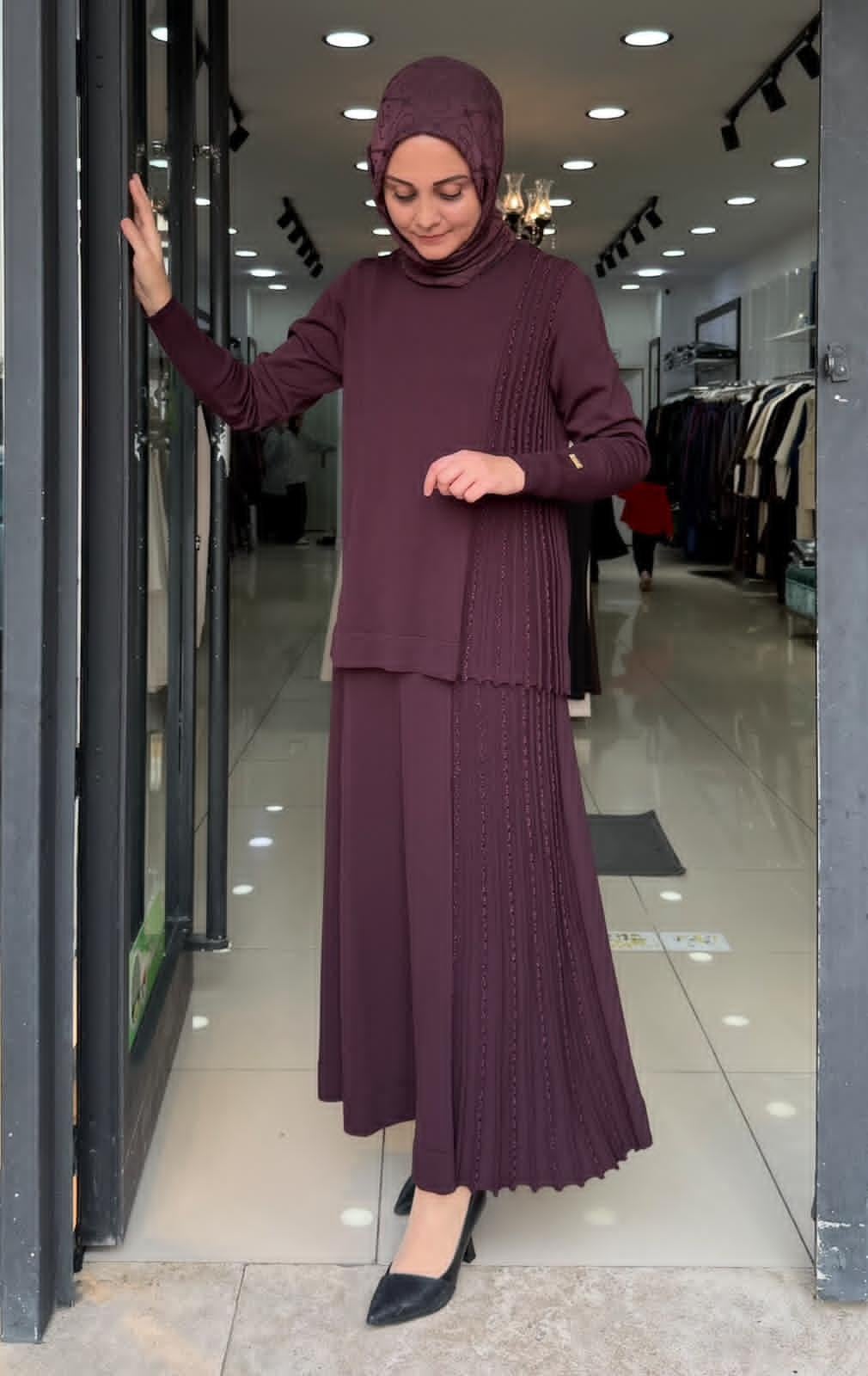 Rayon Etekli Şerit Takım Karadut