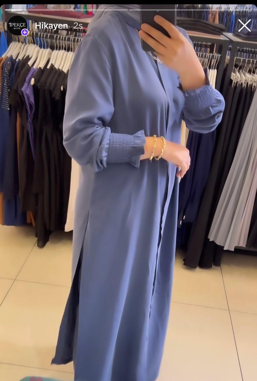 Takım pantolon uzun tunik indigo