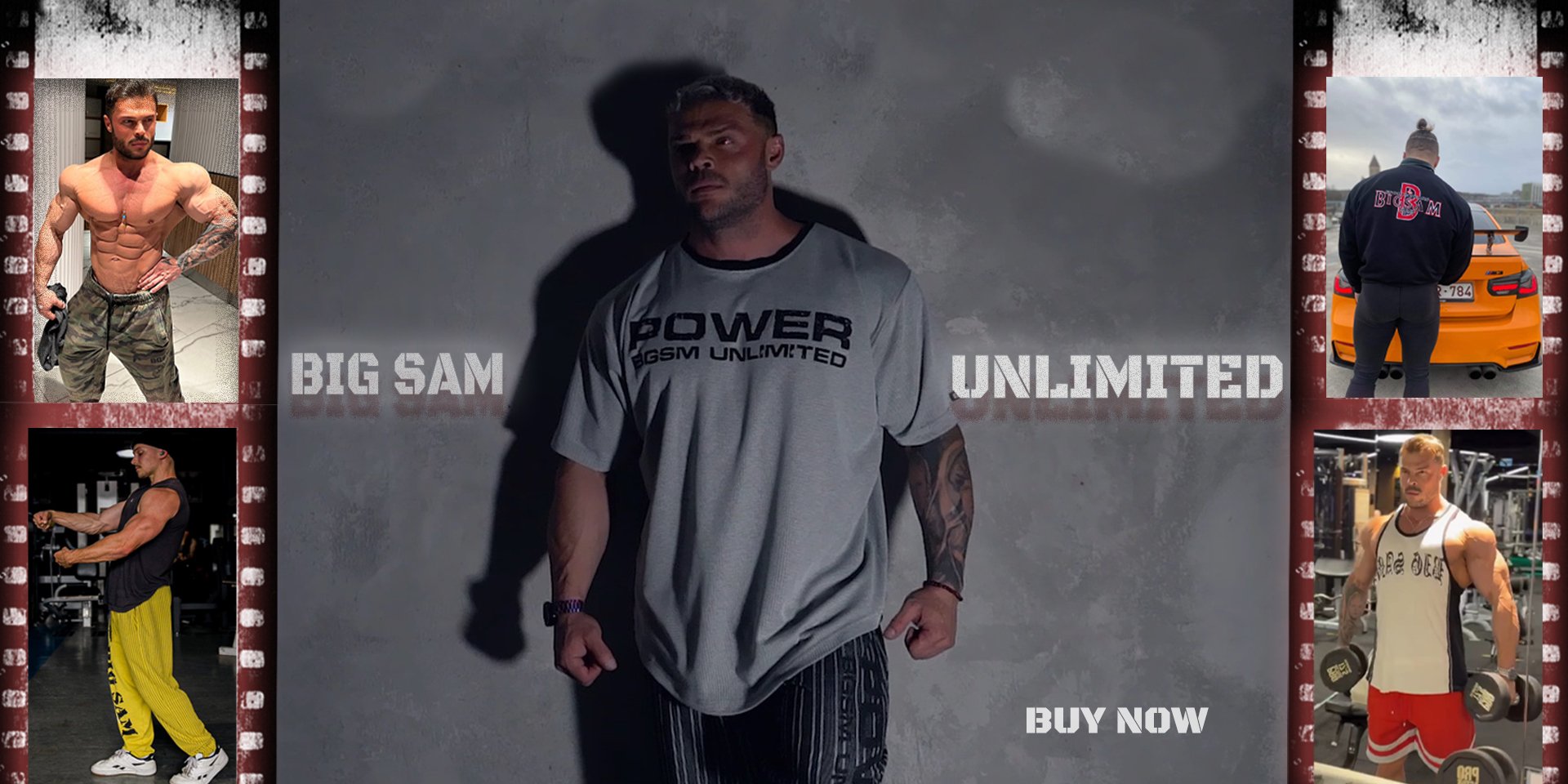 Big Sam Official Store, Men's Bodybuilding & Gym Clothes, Exclusive  Active Wear