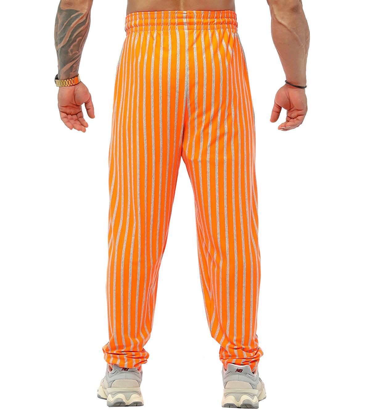 Loose Fit Orange Gym Pants