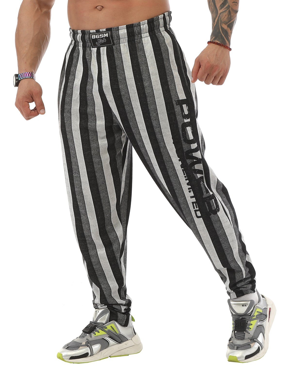 Baggy Stripped Power Pants