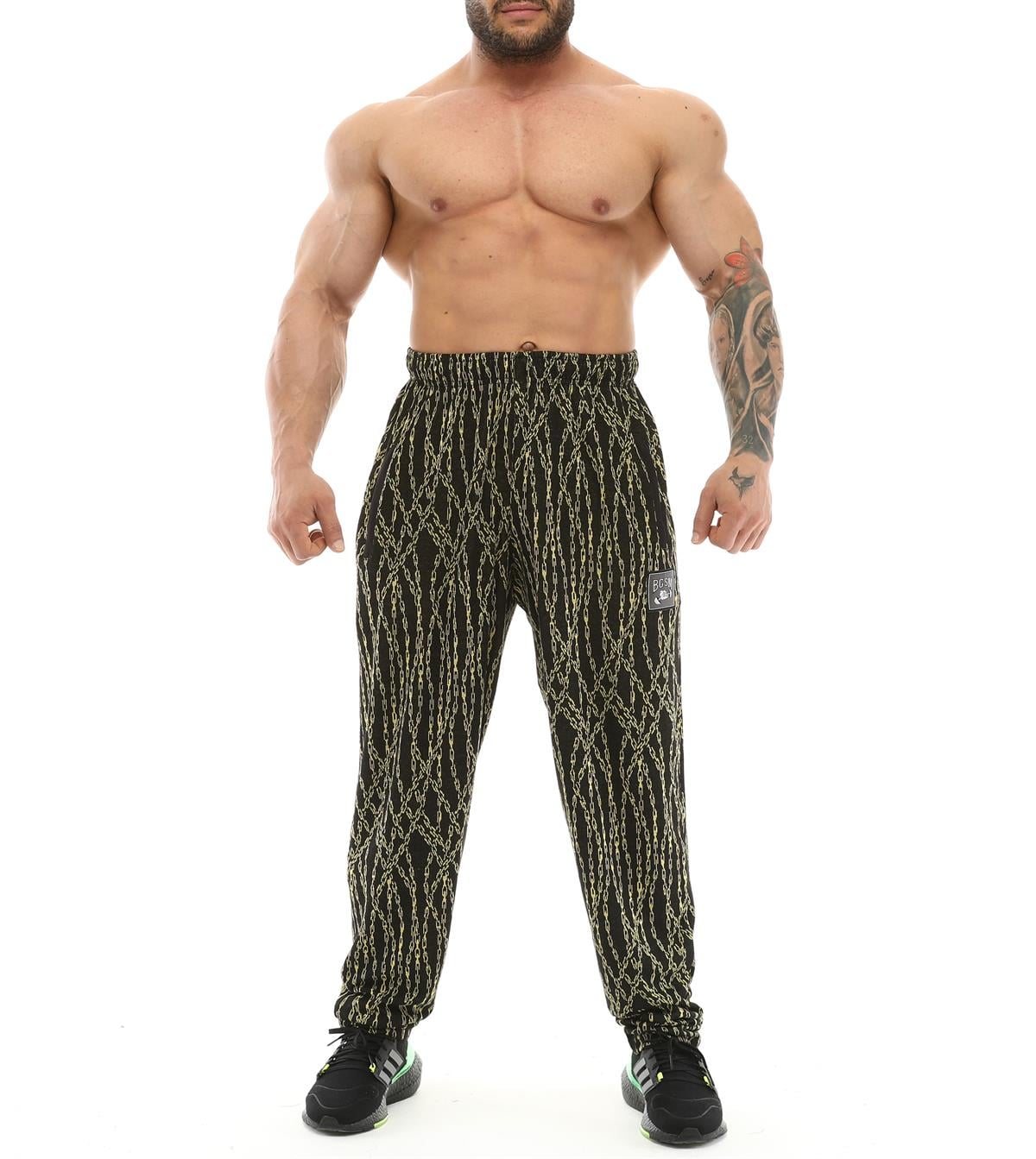 Mens Loose Fit Sweatpants with Zippered Pockets