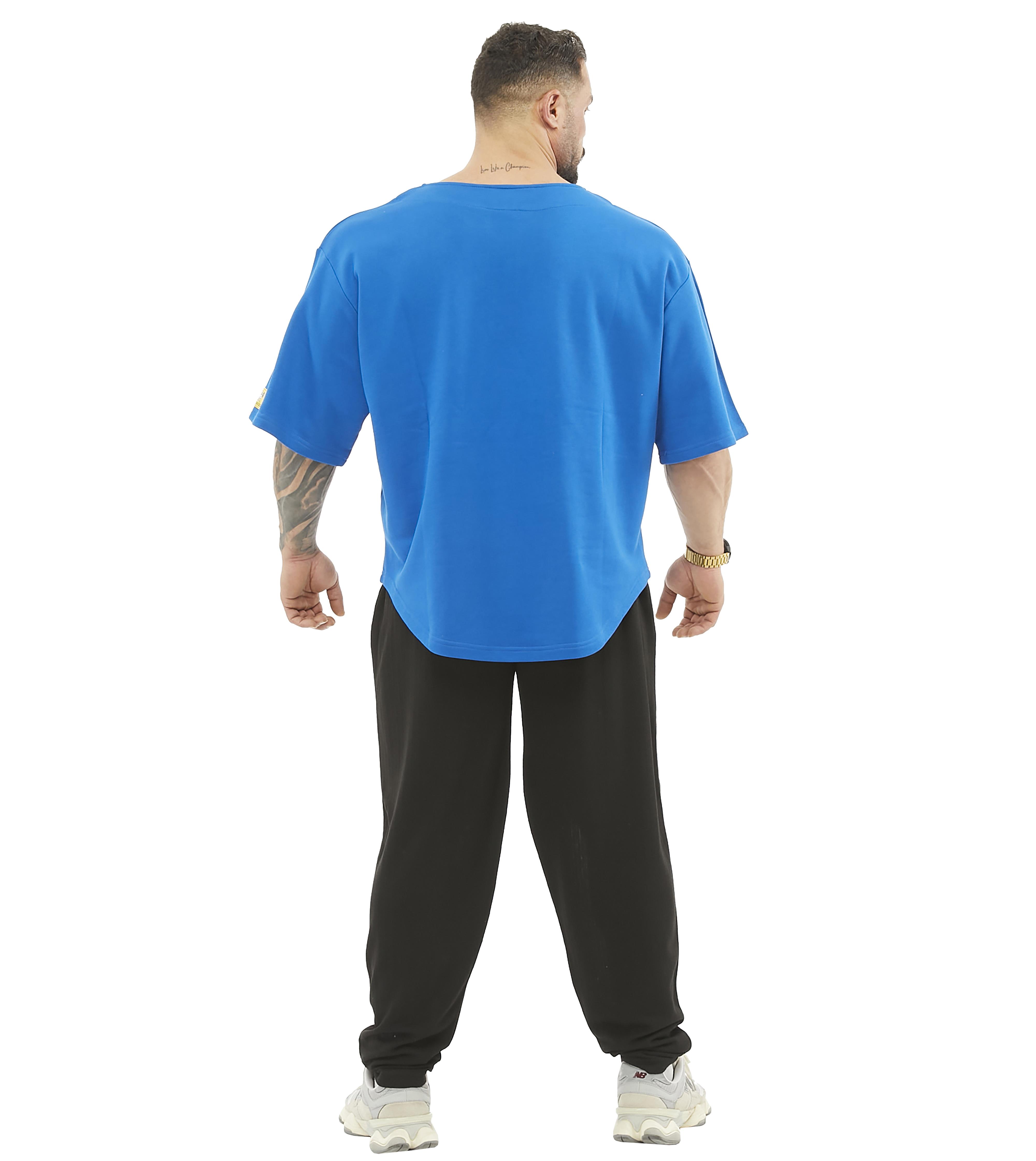 Mens Thick Fabric Wide Cut Rag Top T-shirt 