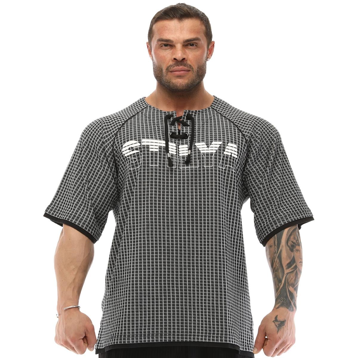 Mens Lace Up T-shirt 