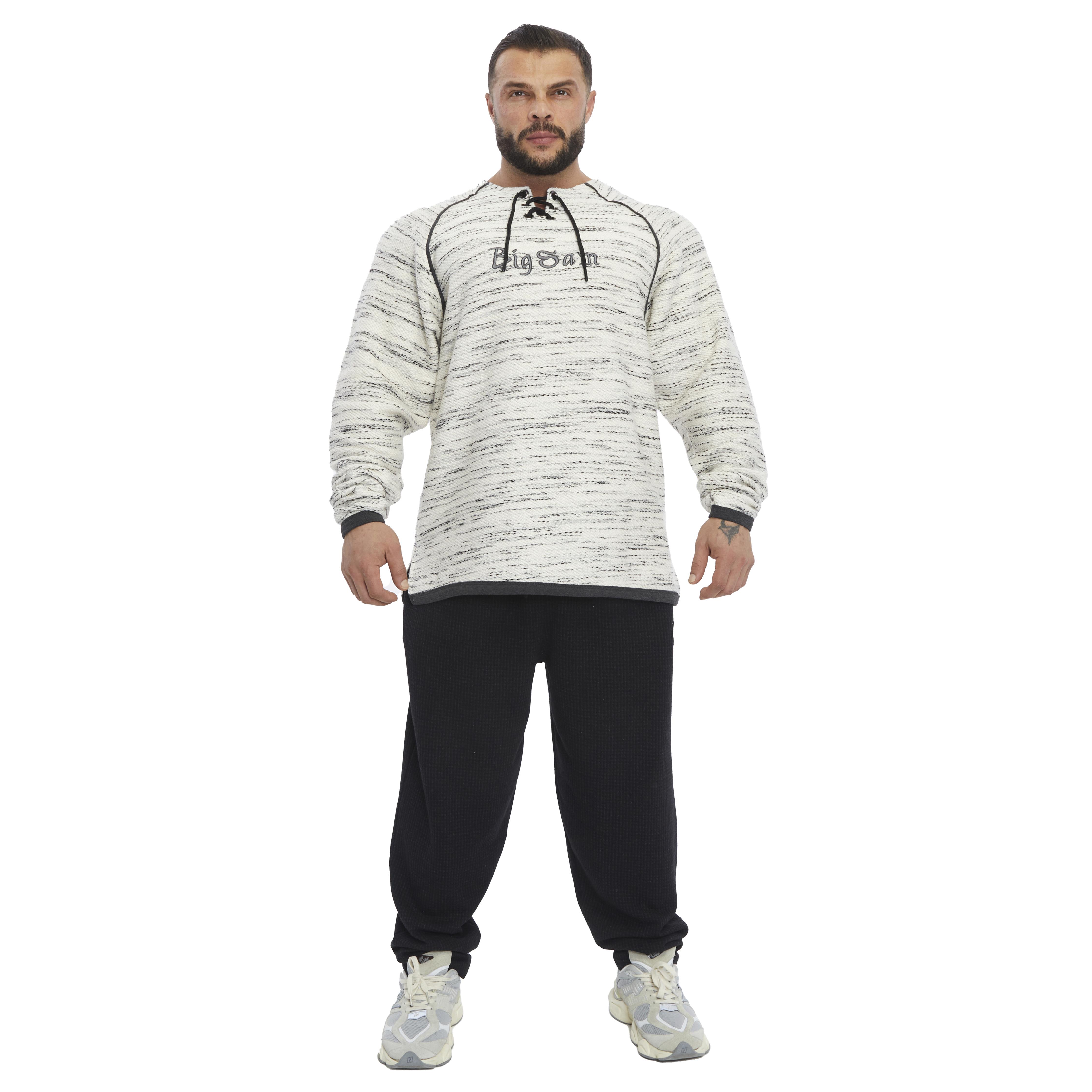 Knit Texture Oversize Sweatshirt