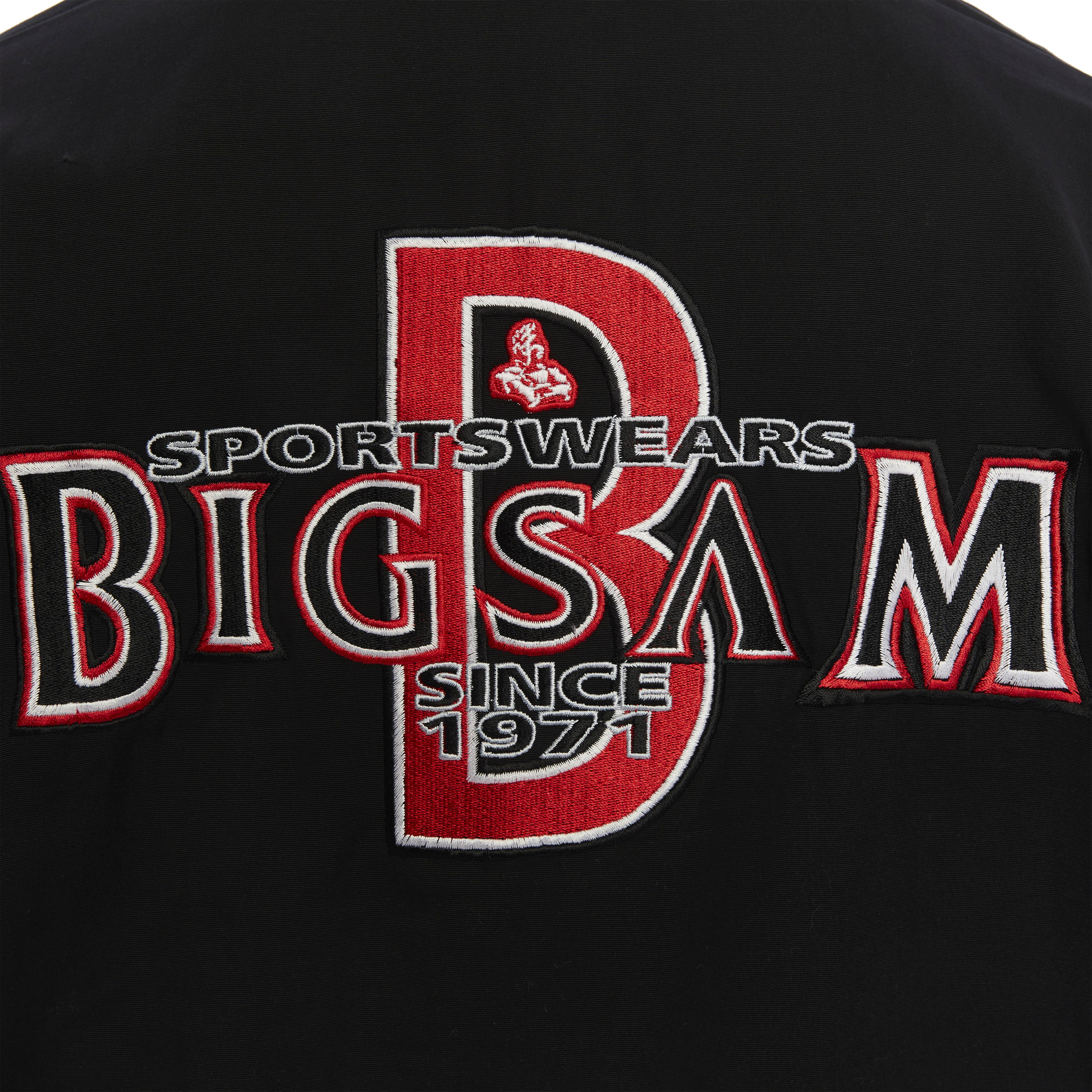 Leather Collar Bomber Jacket