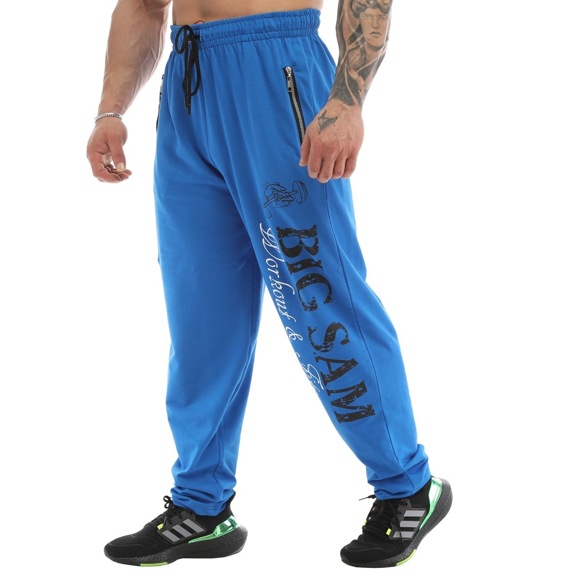 Loose Fit Sweatpants with Zippered Pockets