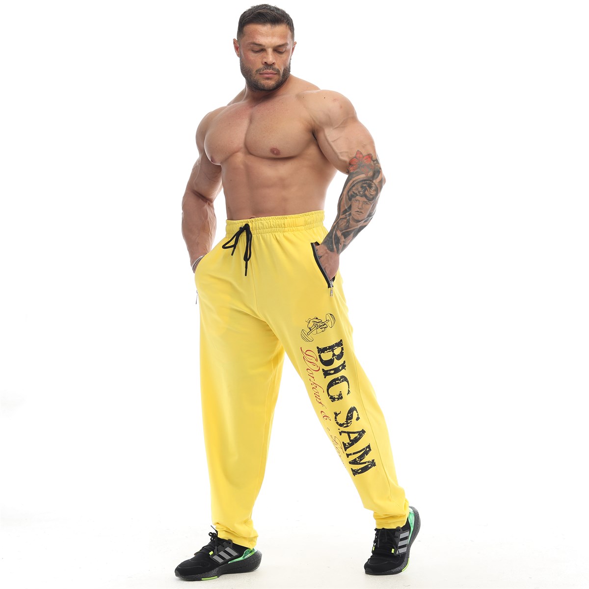 Loose Fit Sweatpants with Zippered Pockets