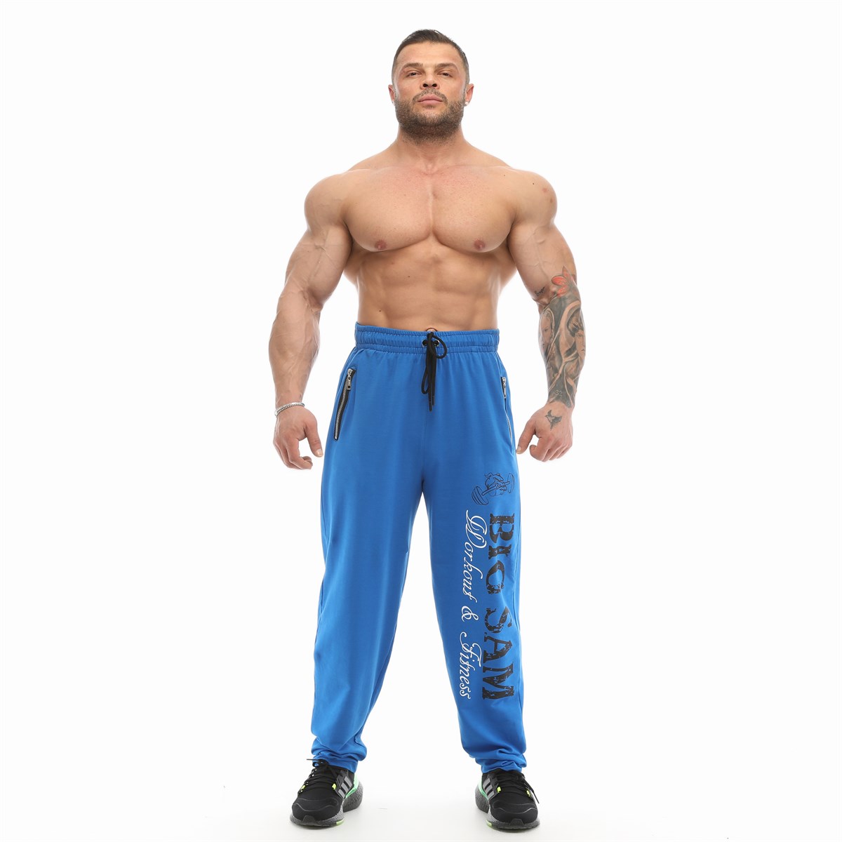 Loose Fit Sweatpants with Zippered Pockets
