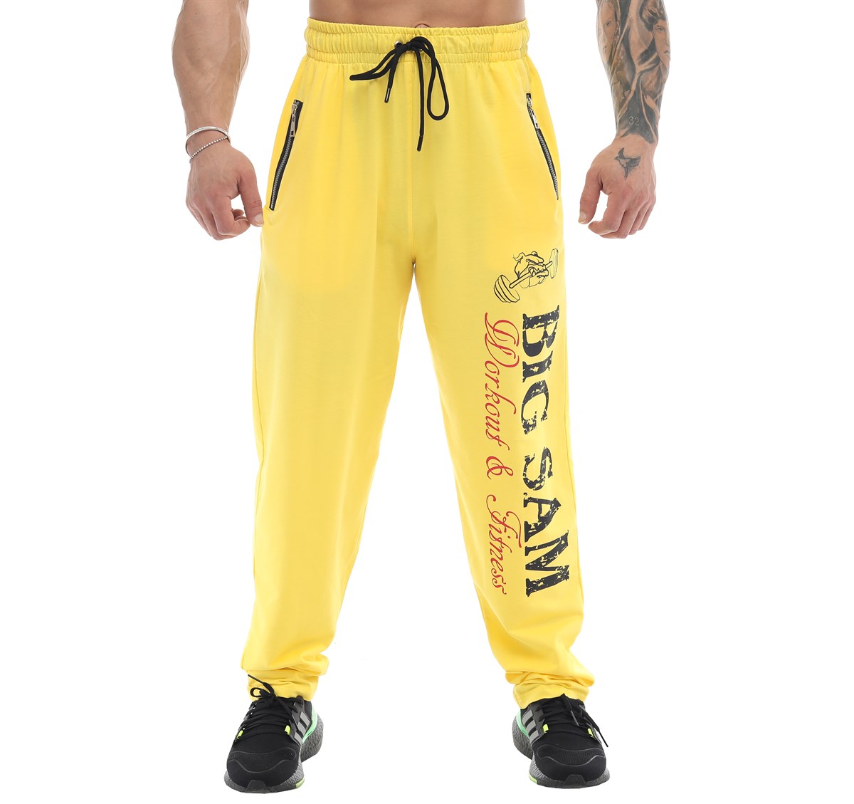 Loose Fit Sweatpants with Zippered Pockets