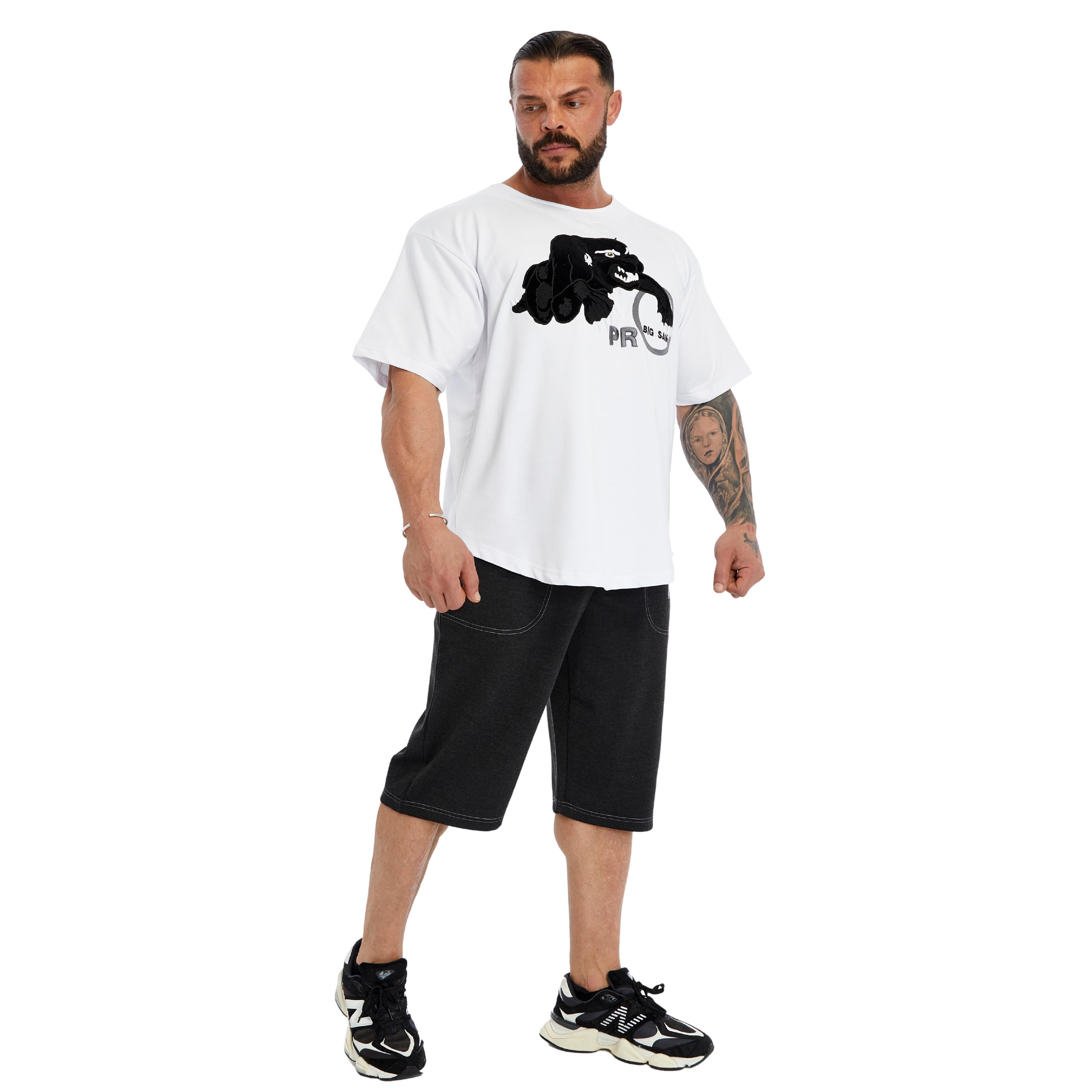 Mens Anthracite Capri Shorts