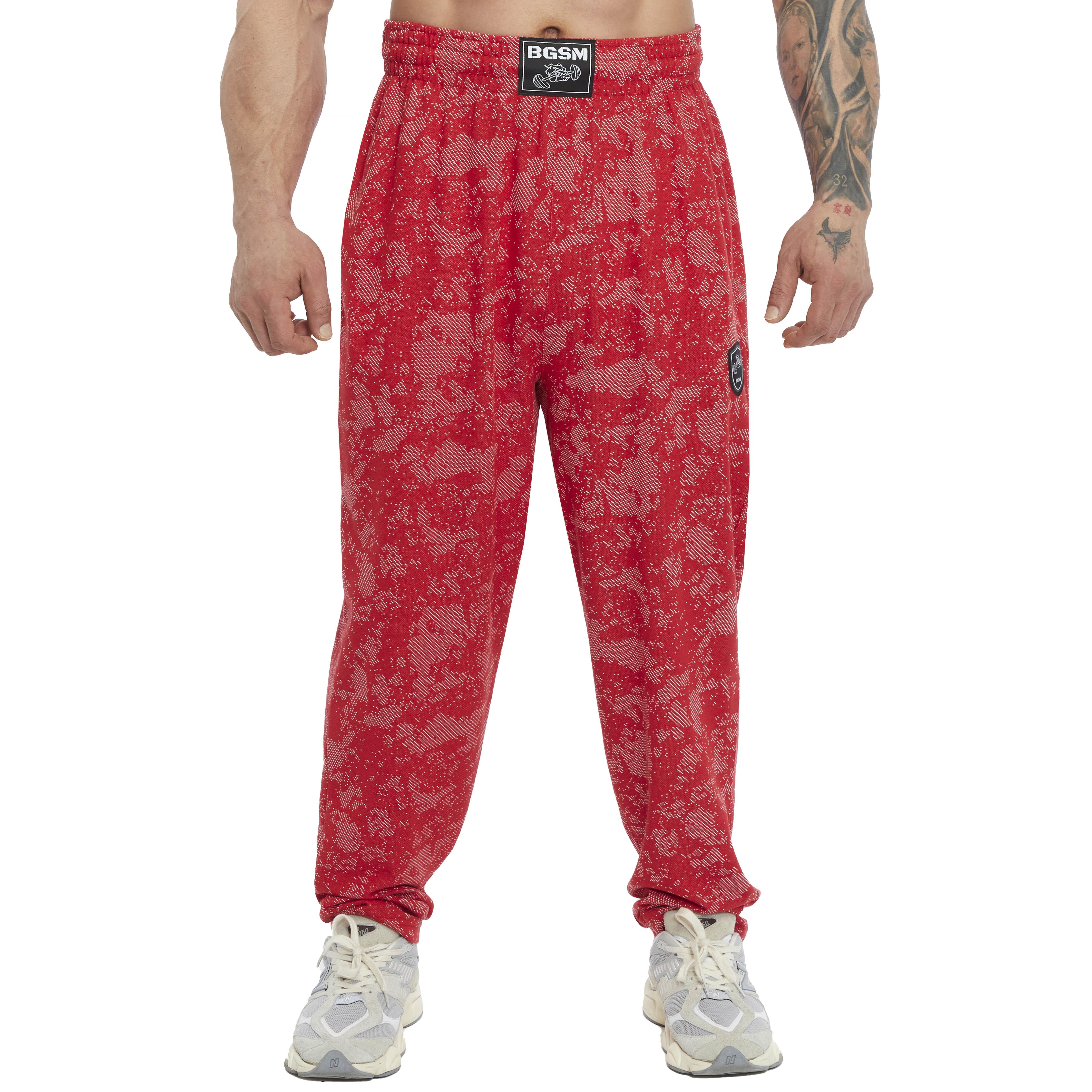 Mens Baggy Technical Camo Sweatpants