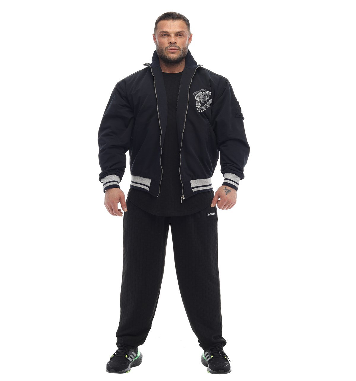 Mens Bomber Jacket Coat Big Sam