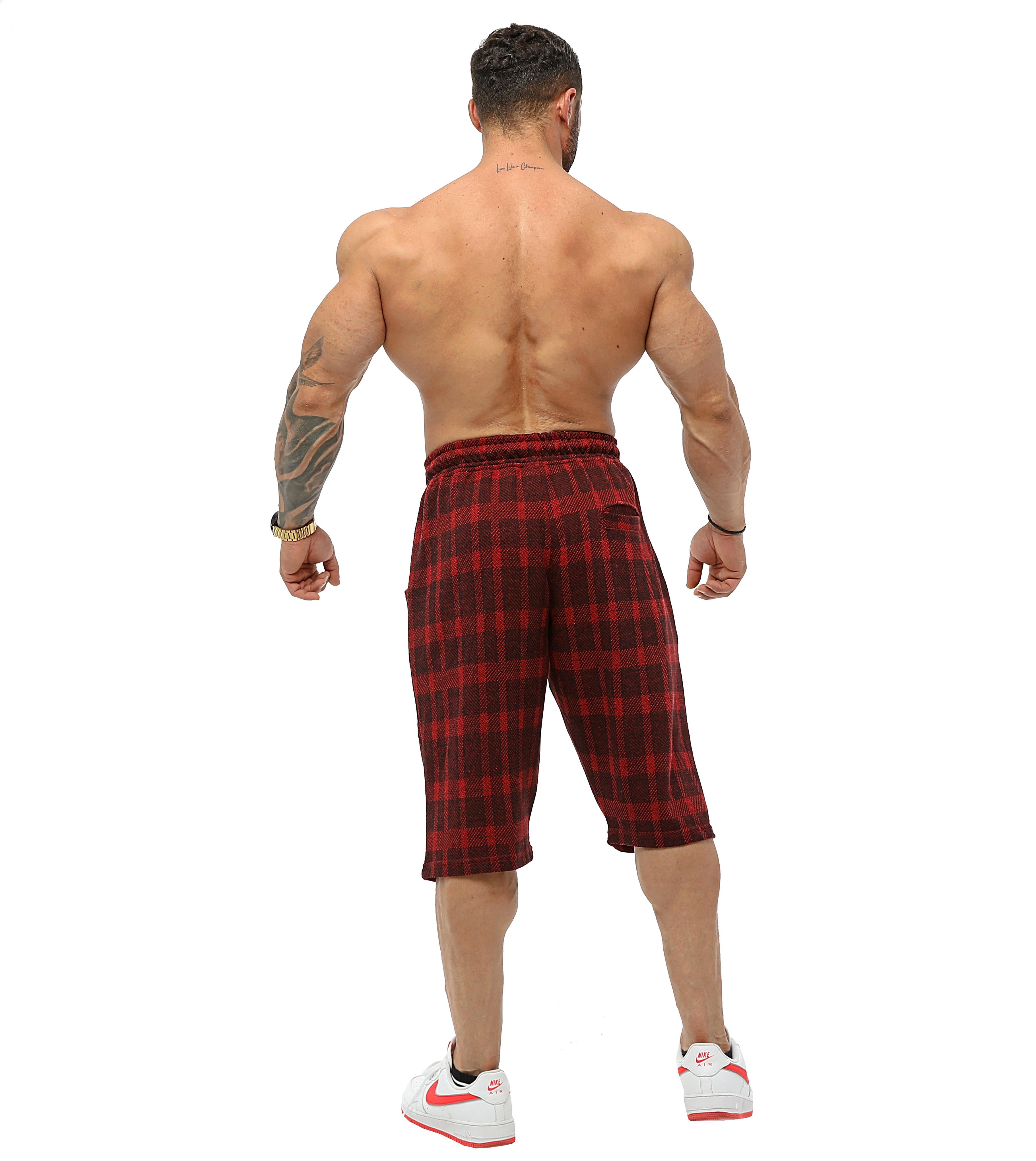 Mens Burgundy Shorts