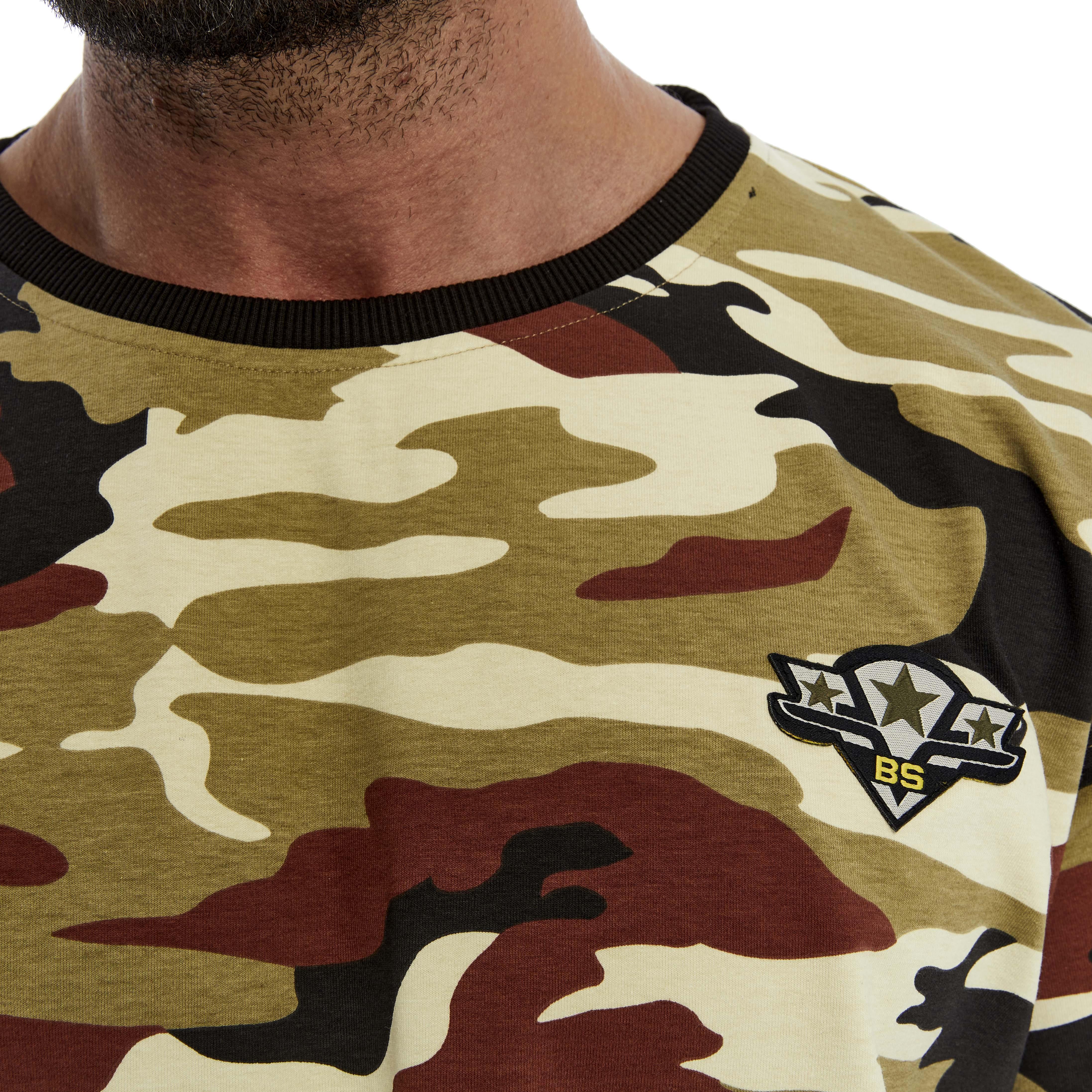 Mens Camouflage Regular Fit T-shirt