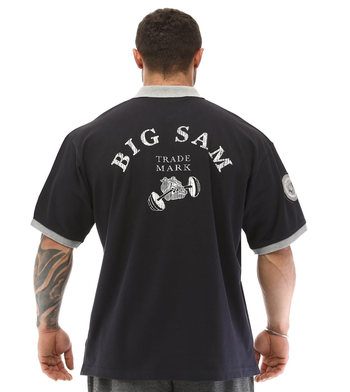Mens Dark Blue Polo T-shirt