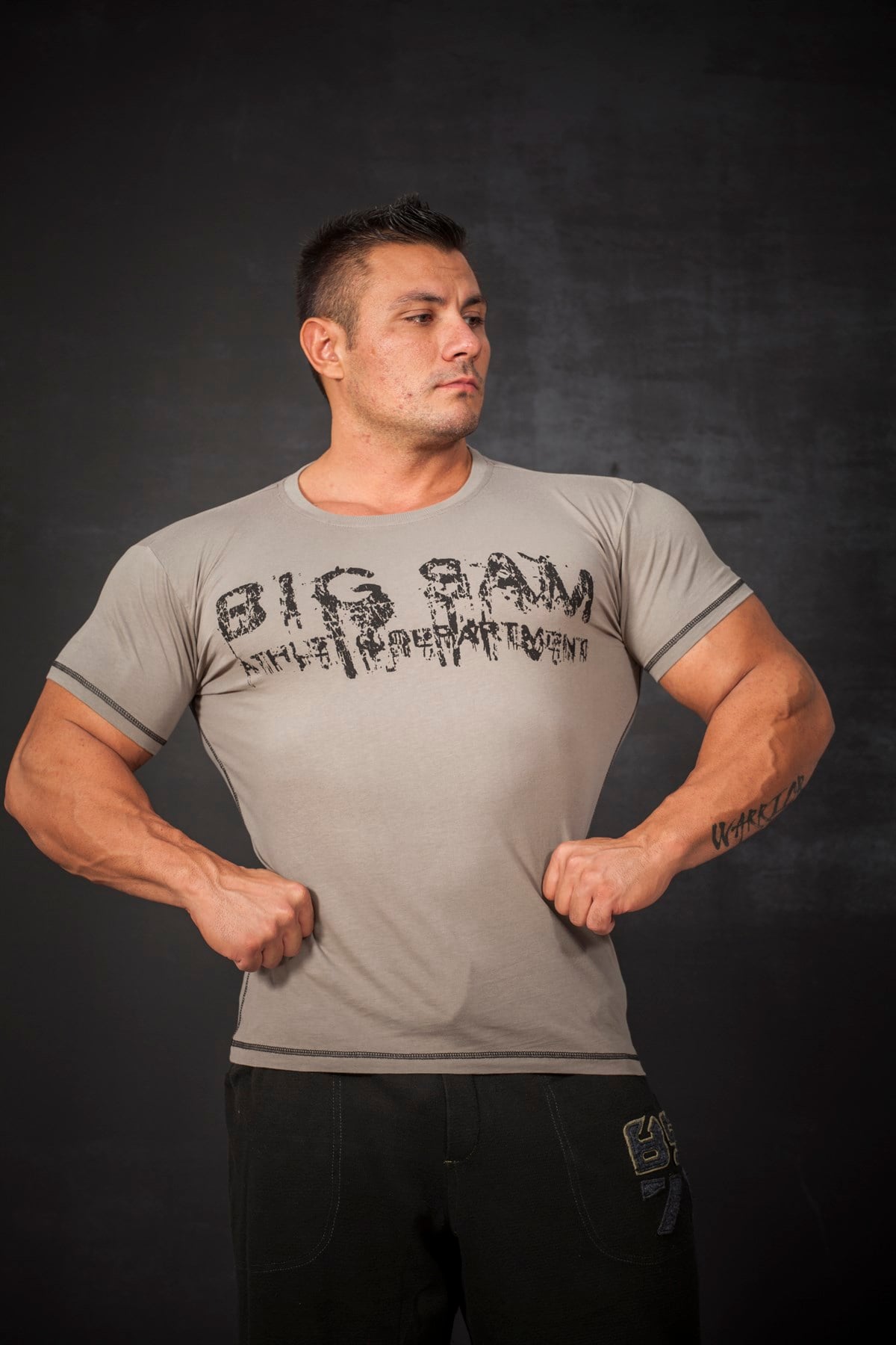 Mens Gym Workout T-shirt 