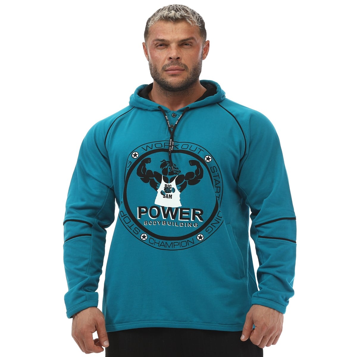 Mens Hooded Winter Sweatshirt