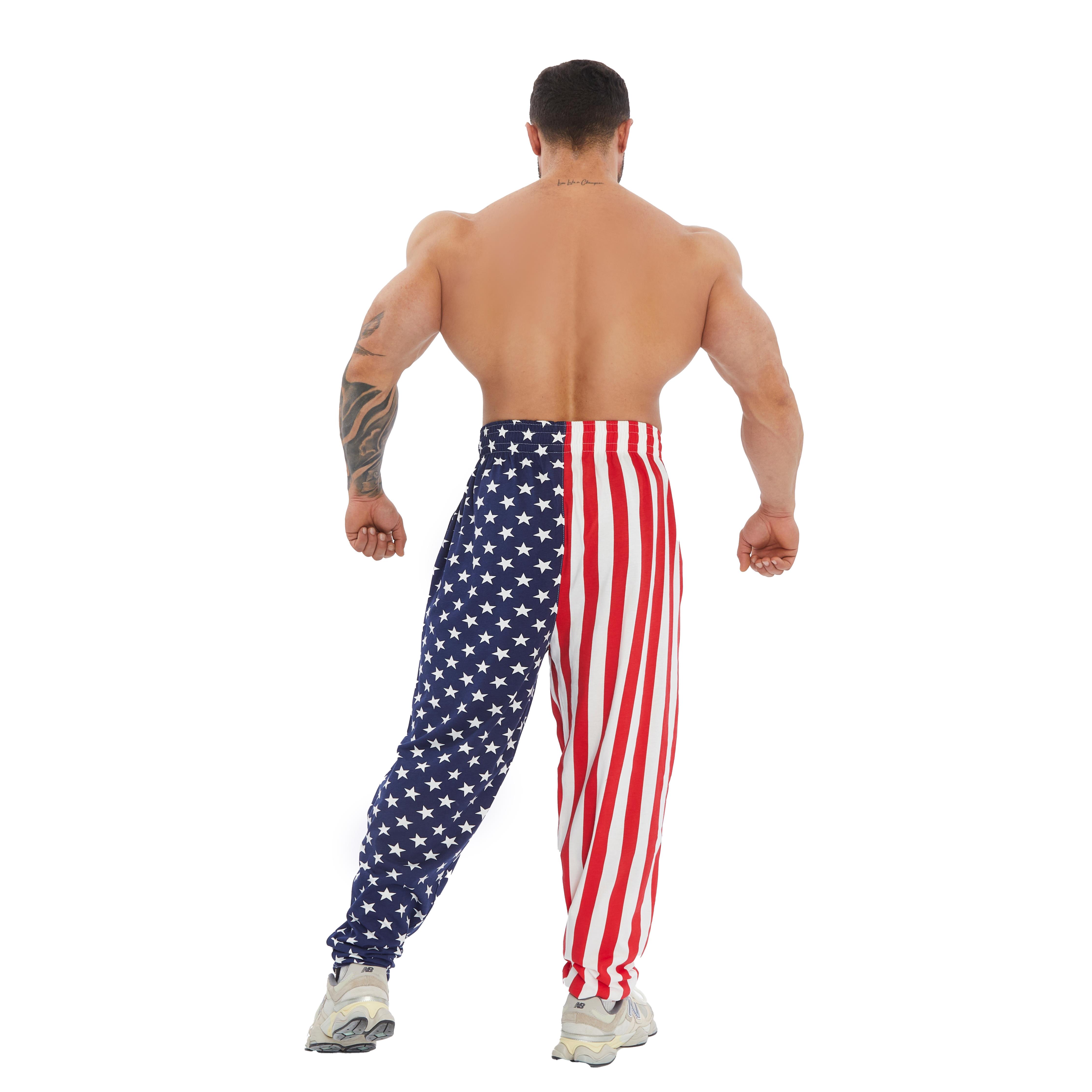 Mens Loose Fit American Sweatpants