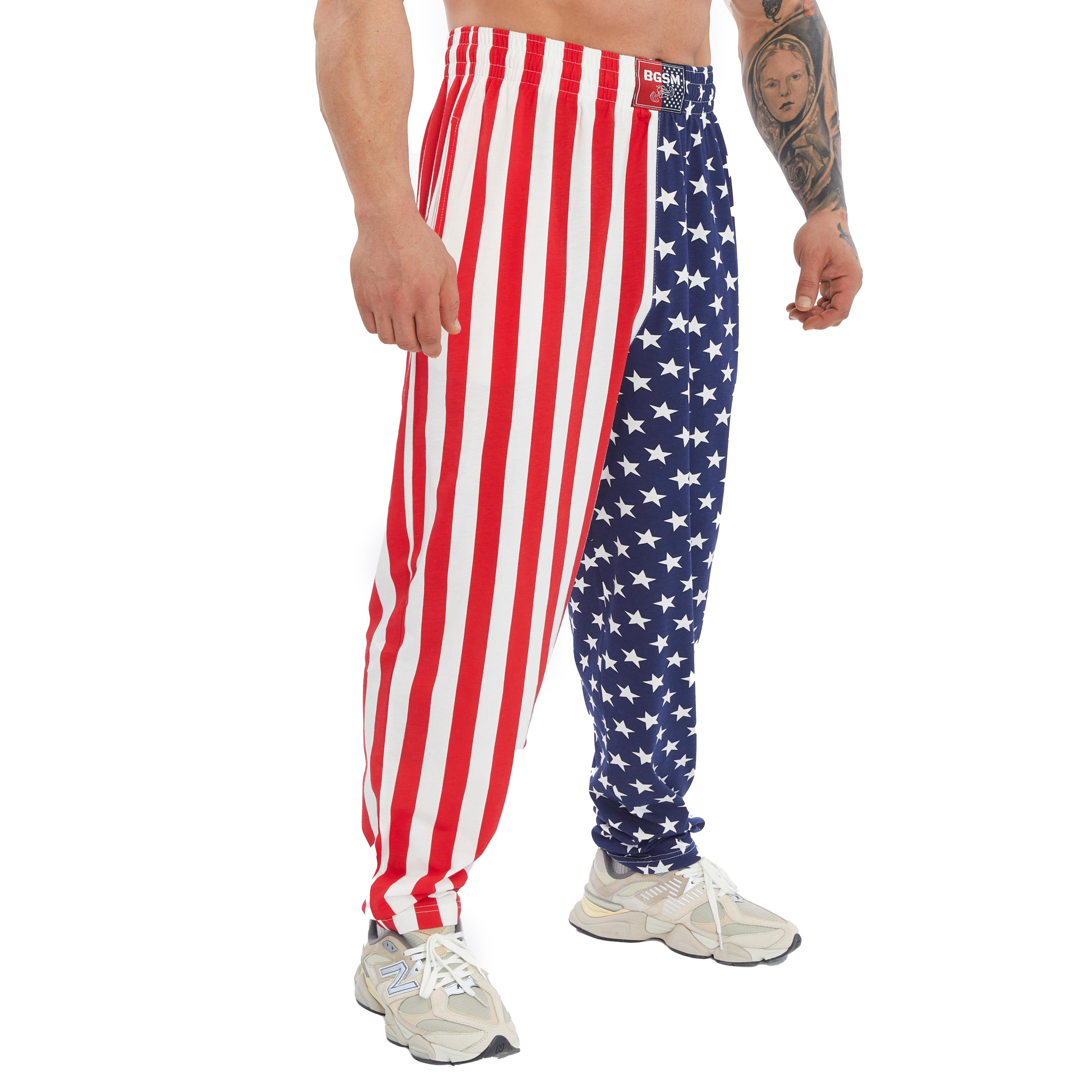 Mens Loose Fit American Sweatpants