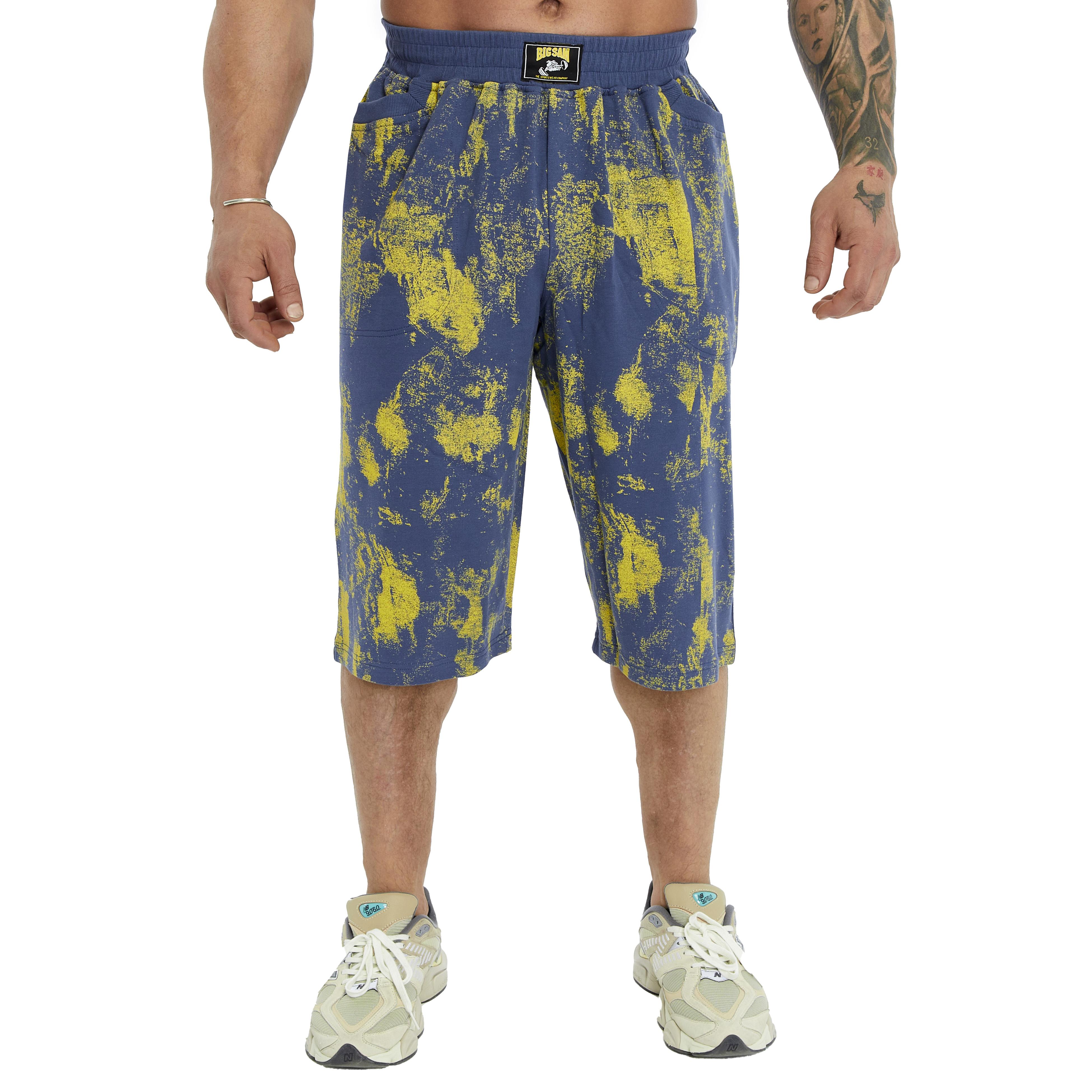 Mens Loose Fit Capri Shorts