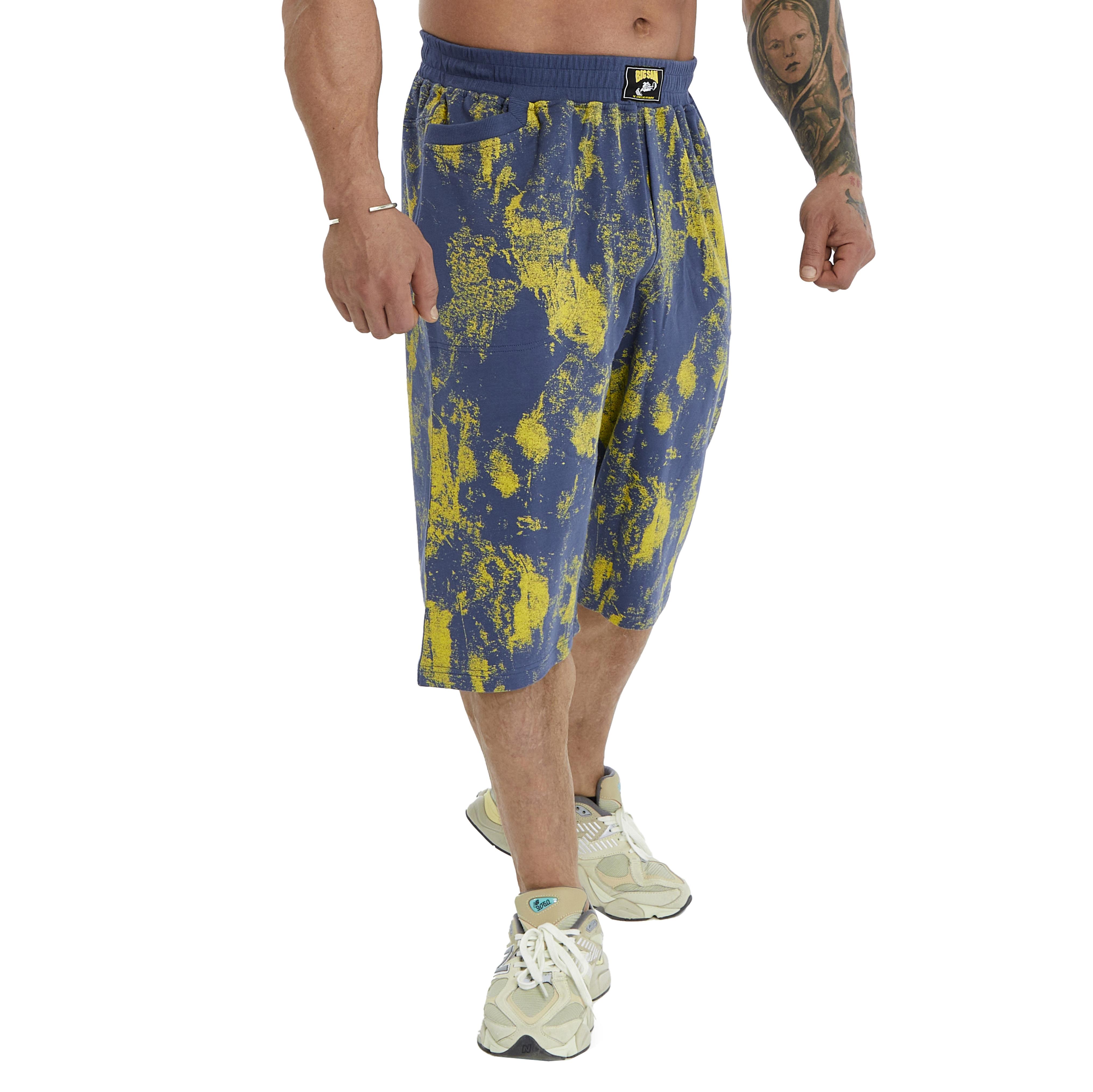 Mens Loose Fit Capri Shorts