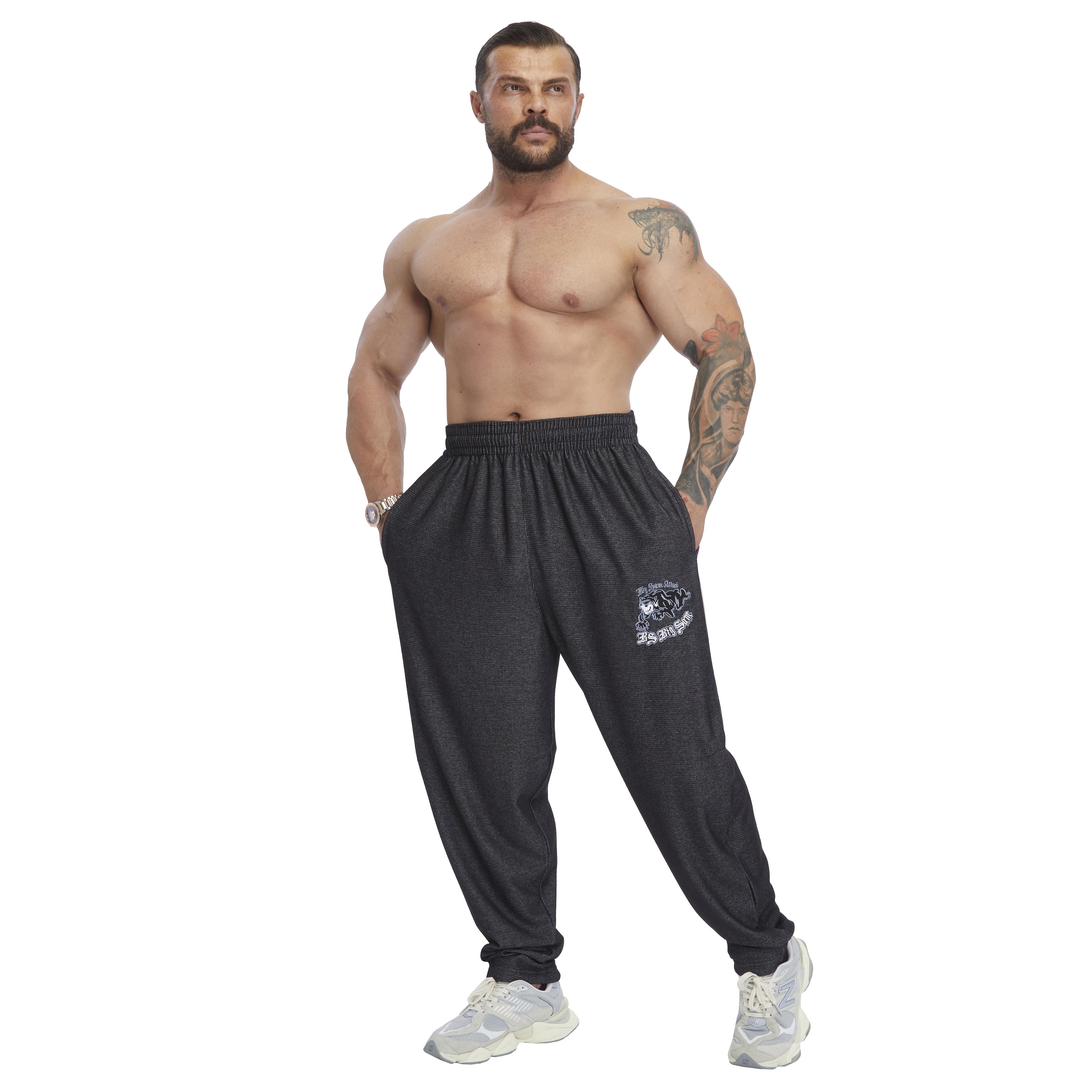 Mens Loose Fit Cotton Sweatpants with Pockets