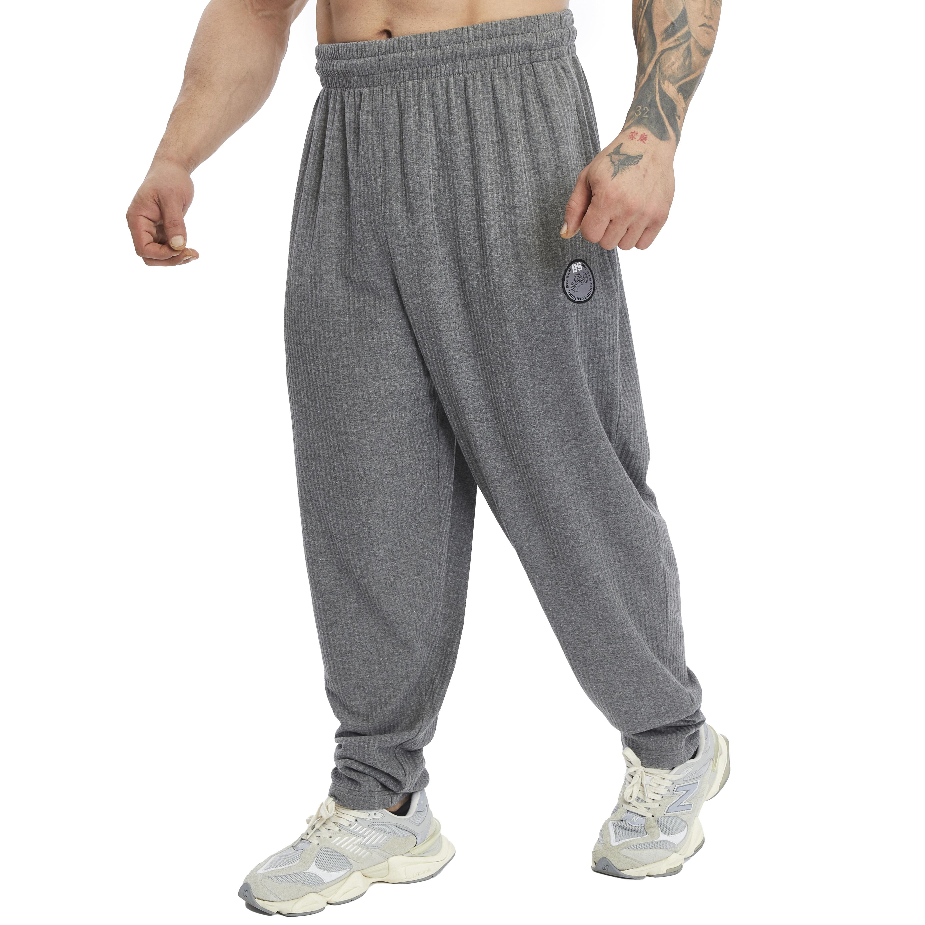 Mens Loose Fit Cotton Sweatpants with Pockets
