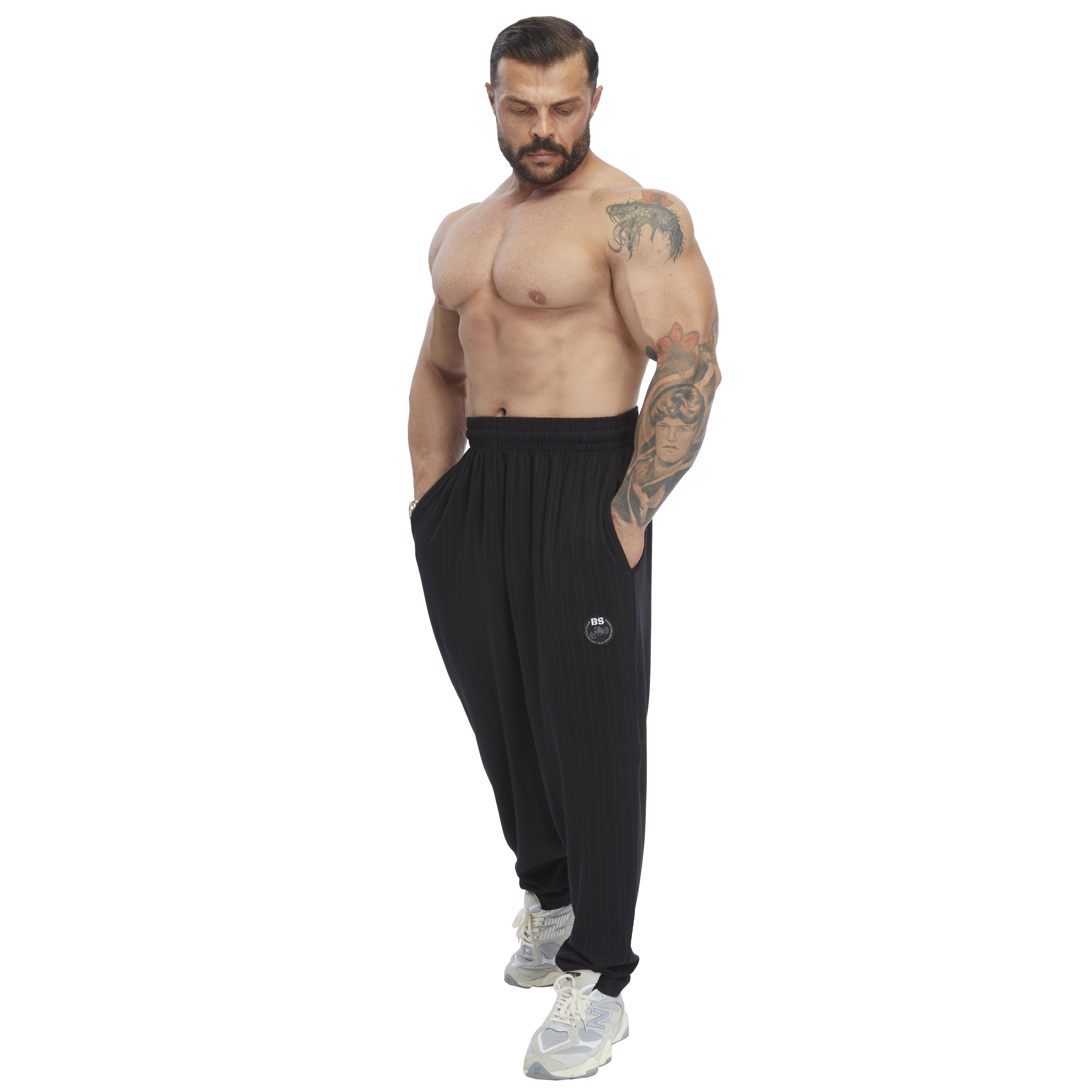 Mens Loose Fit Cotton Sweatpants with Pockets
