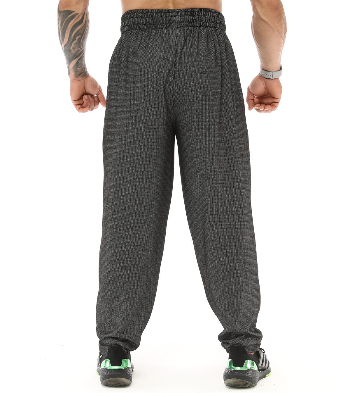 Mens Loose Fit Gym Lifestyle Logo Pants
