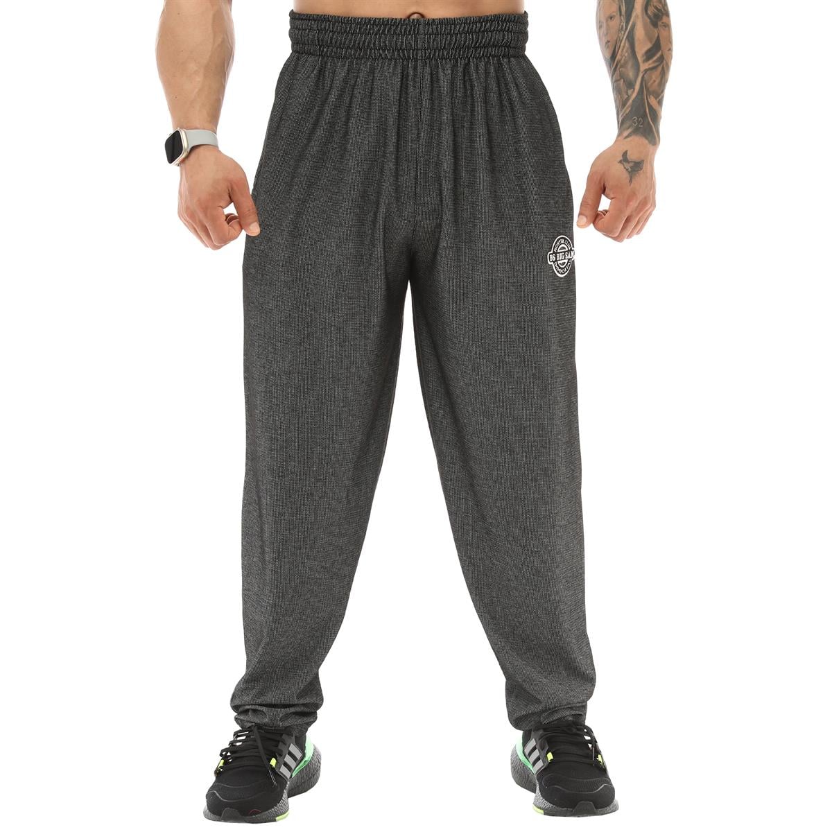 Mens Loose Fit Gym Lifestyle Logo Pants