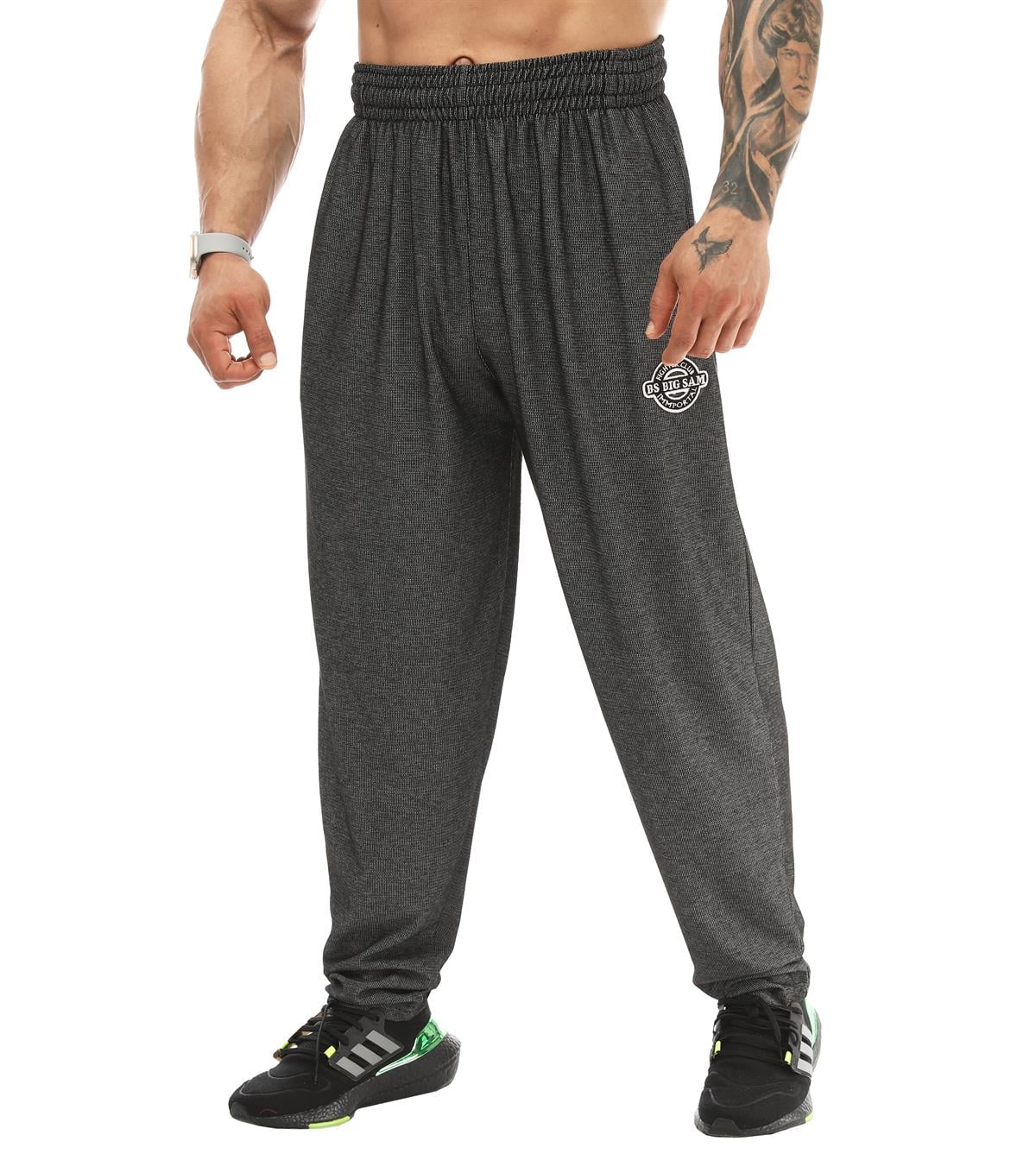 Mens Loose Fit Gym Lifestyle Logo Pants