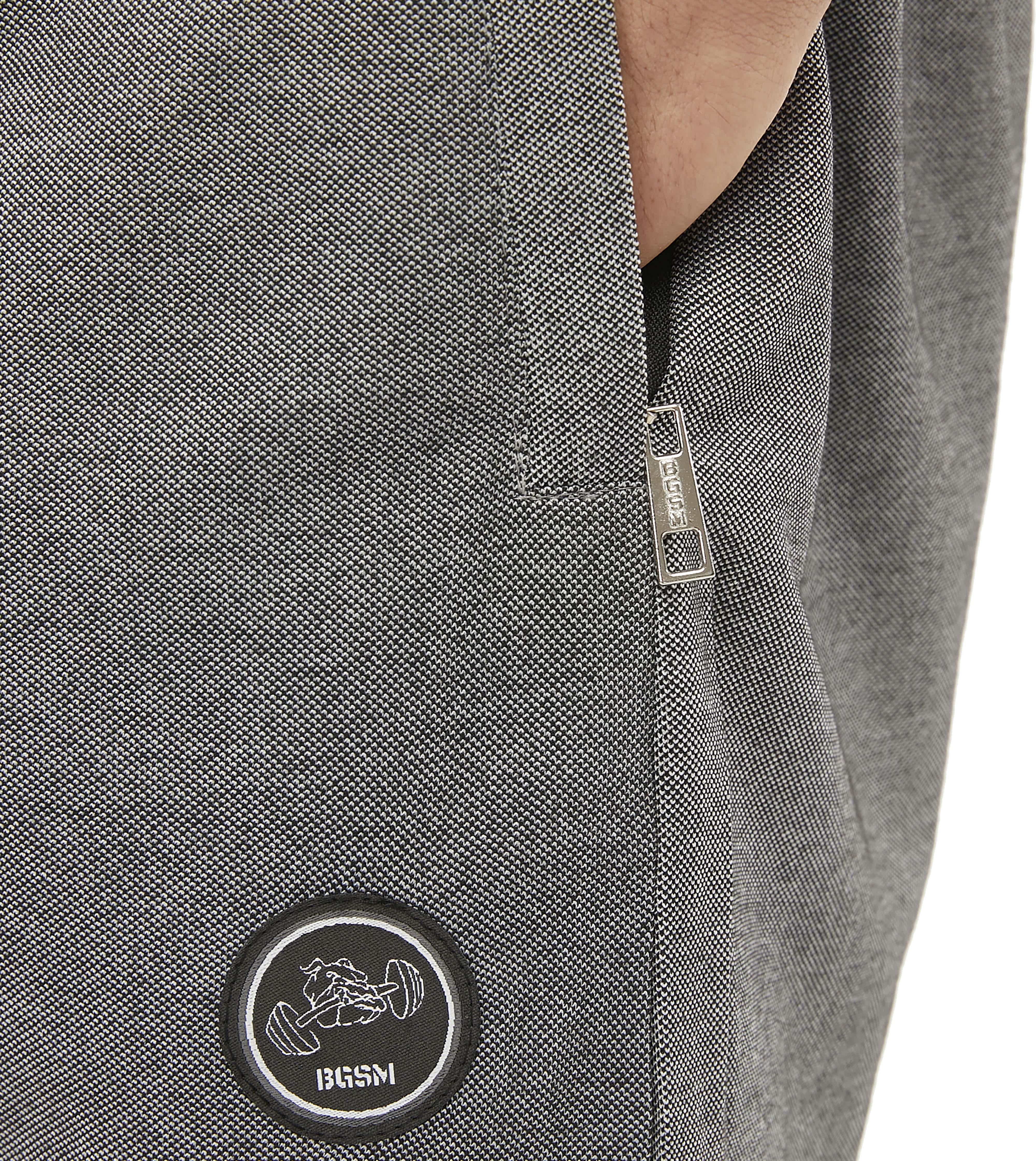 Mens Loose Fit Gym Sweatpants with Zippered Pockets