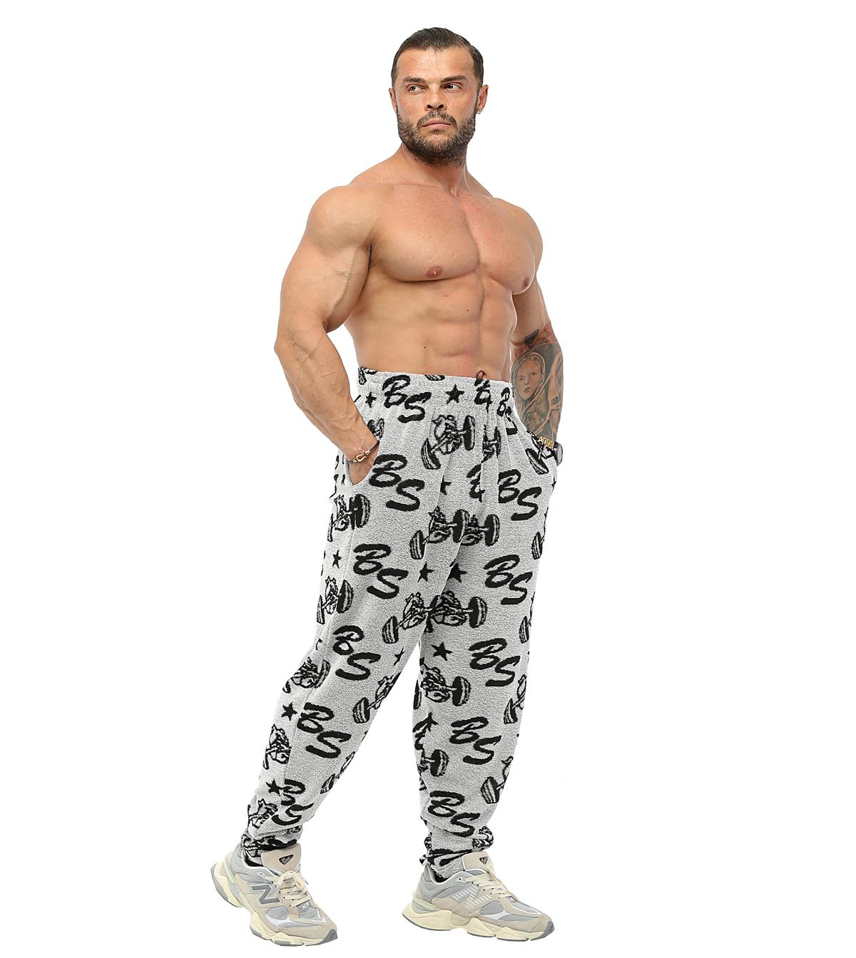 Mens Loose Fit Logo Design Towel Swetpants