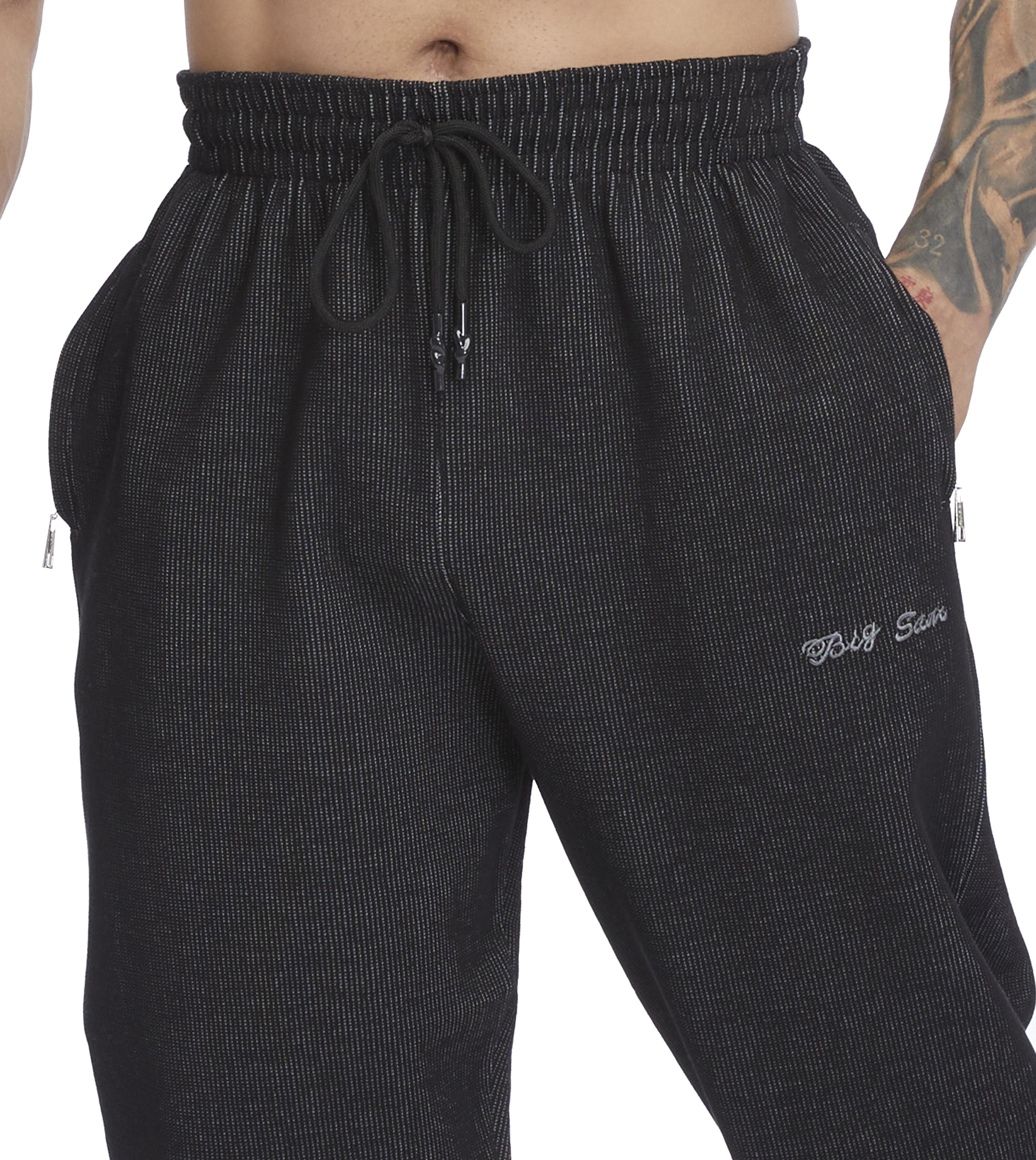 Mens Loose Fit Luxury Winter Sweatpants