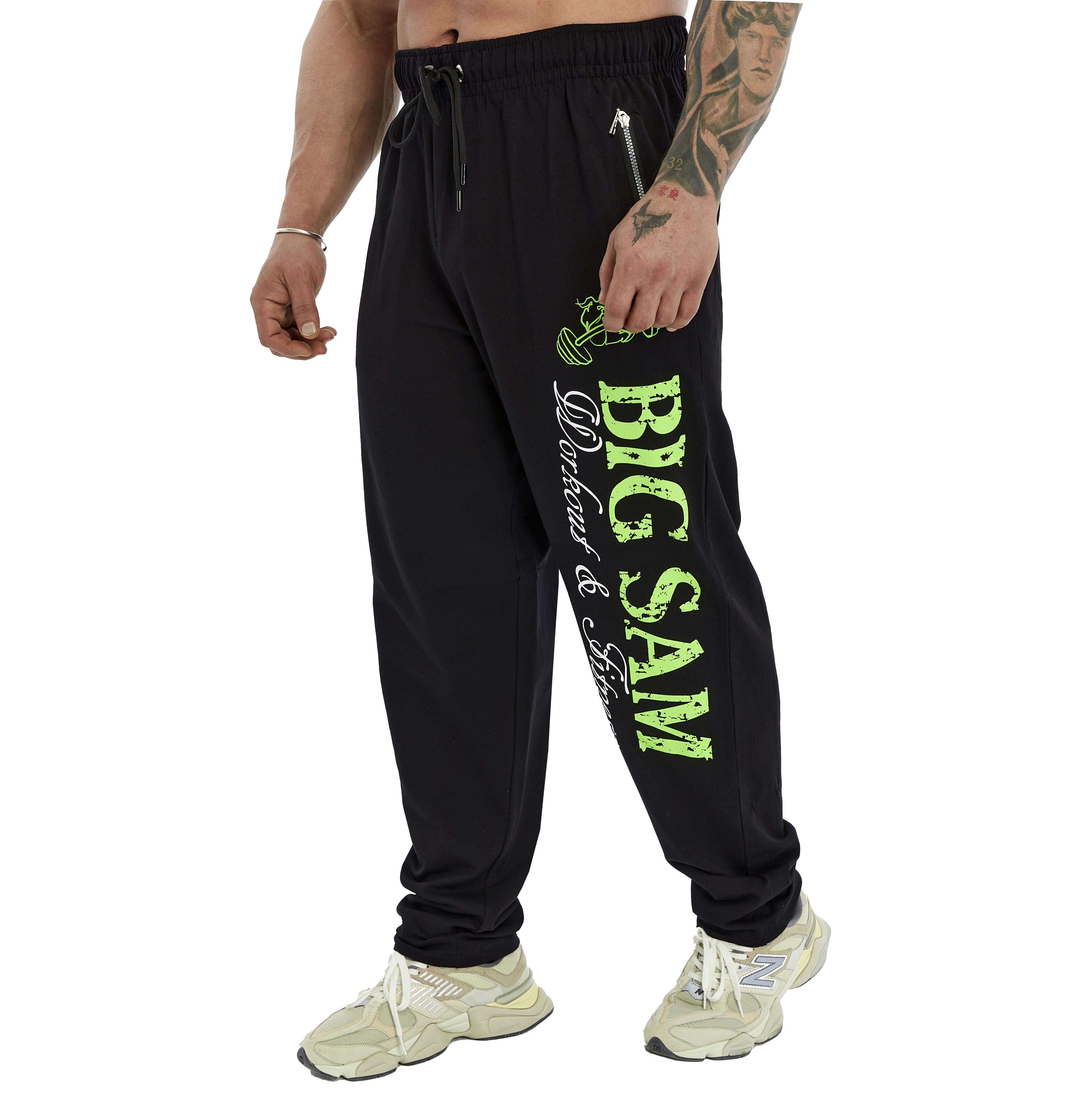 Mens Loose Fit Sweatpants with Zippered Pockets