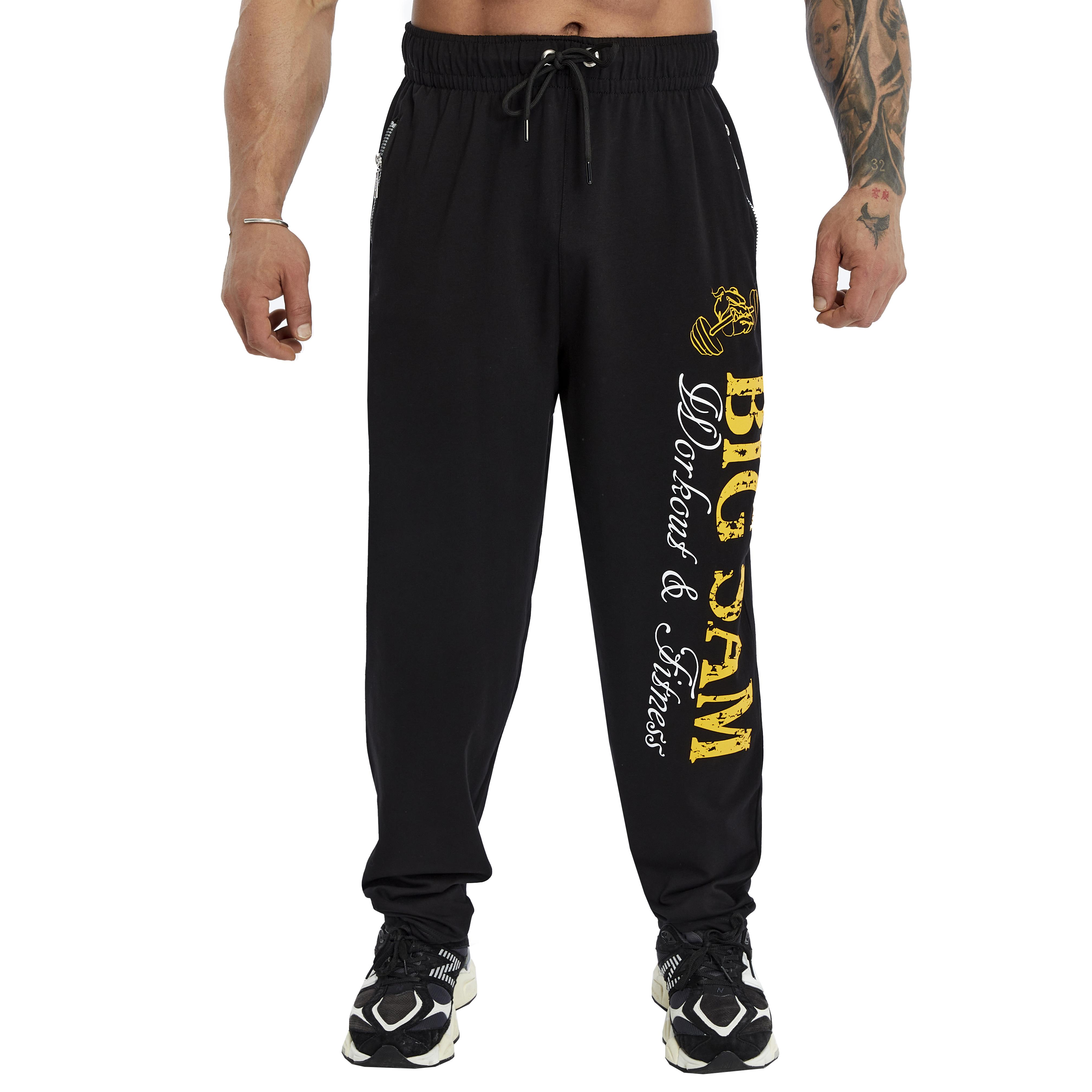 Mens Loose Fit Sweatpants with Zippered Pockets