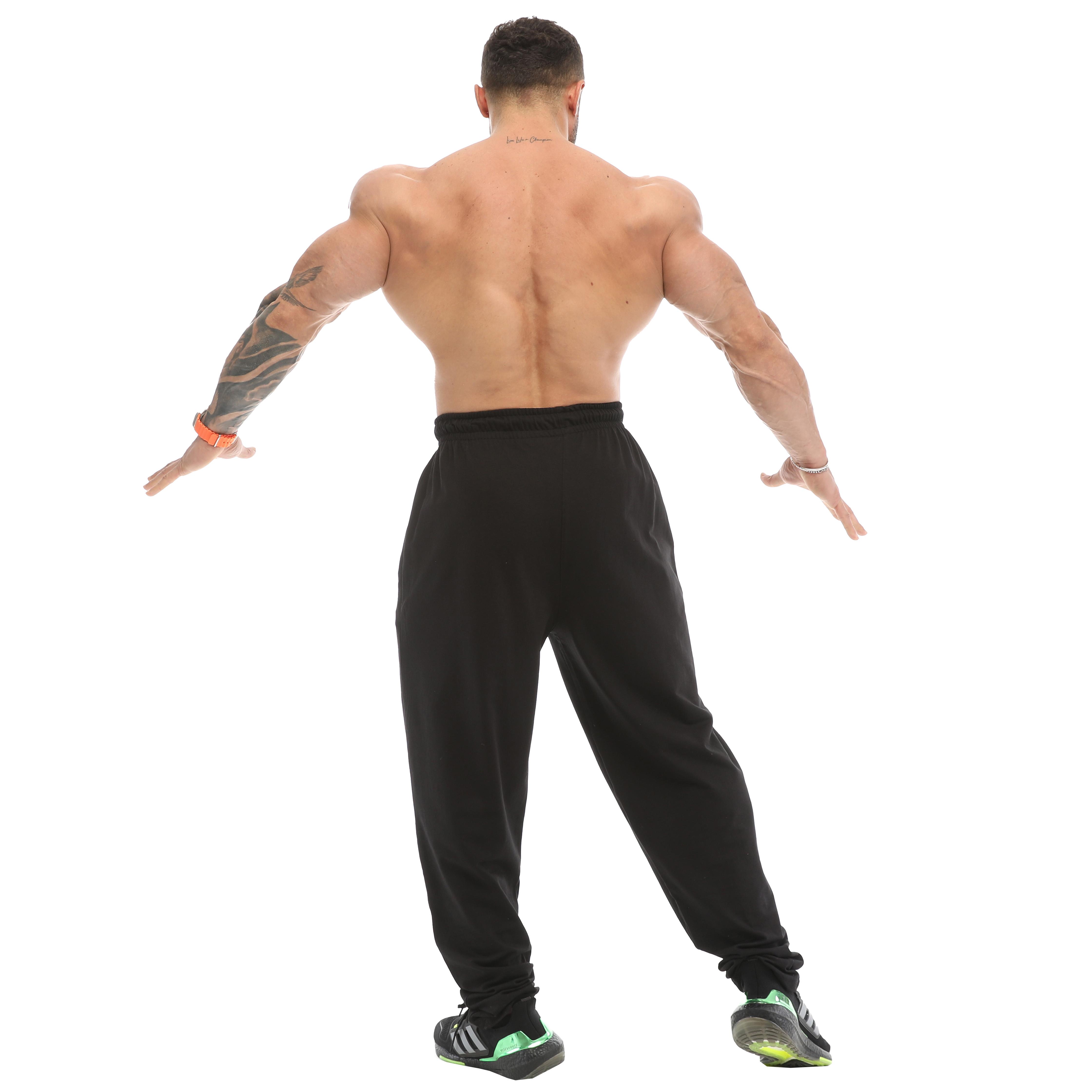 Mens Loose Fit Sweatpants with Zippered Pockets
