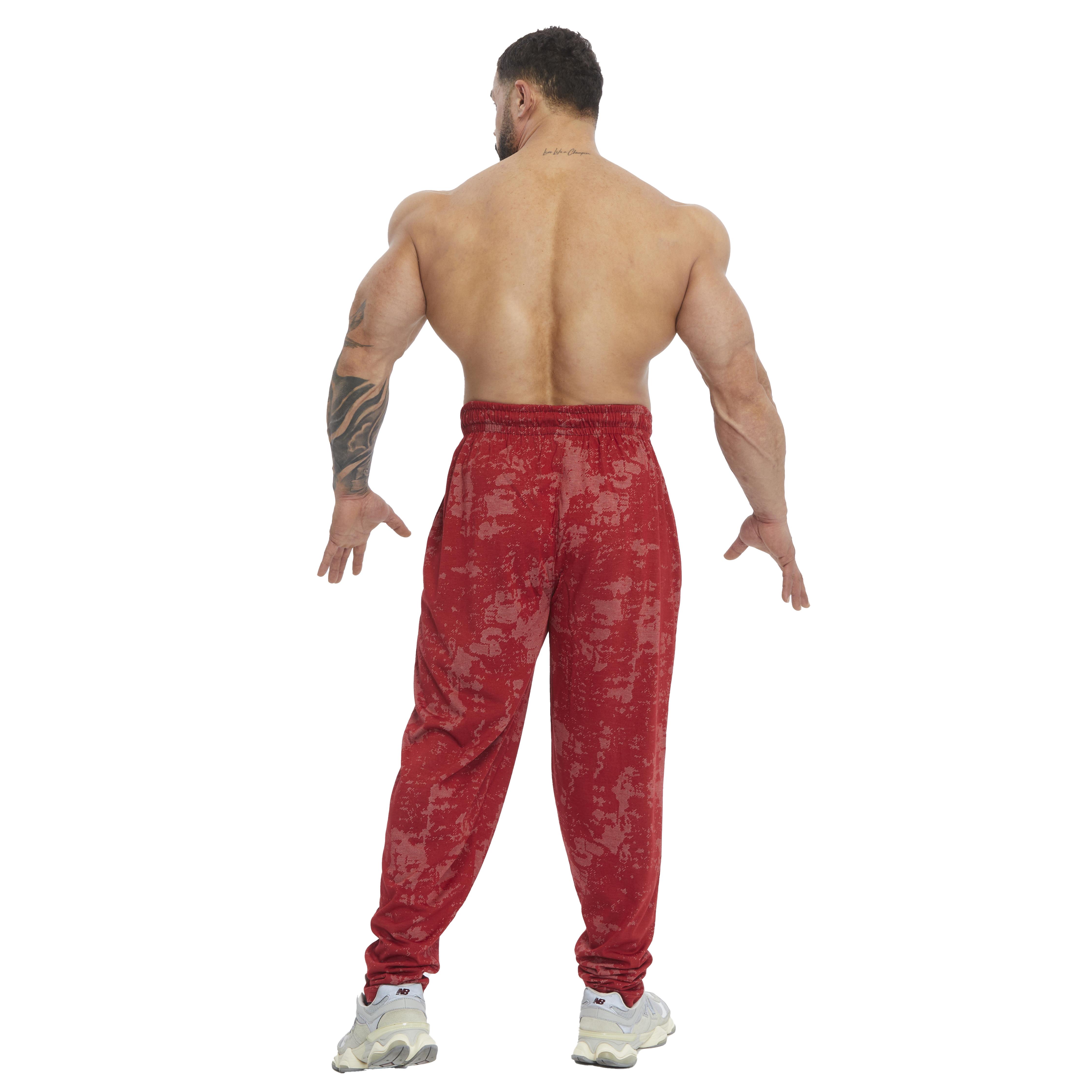 Mens Loose Fit Technical Camo Baggy Pants 