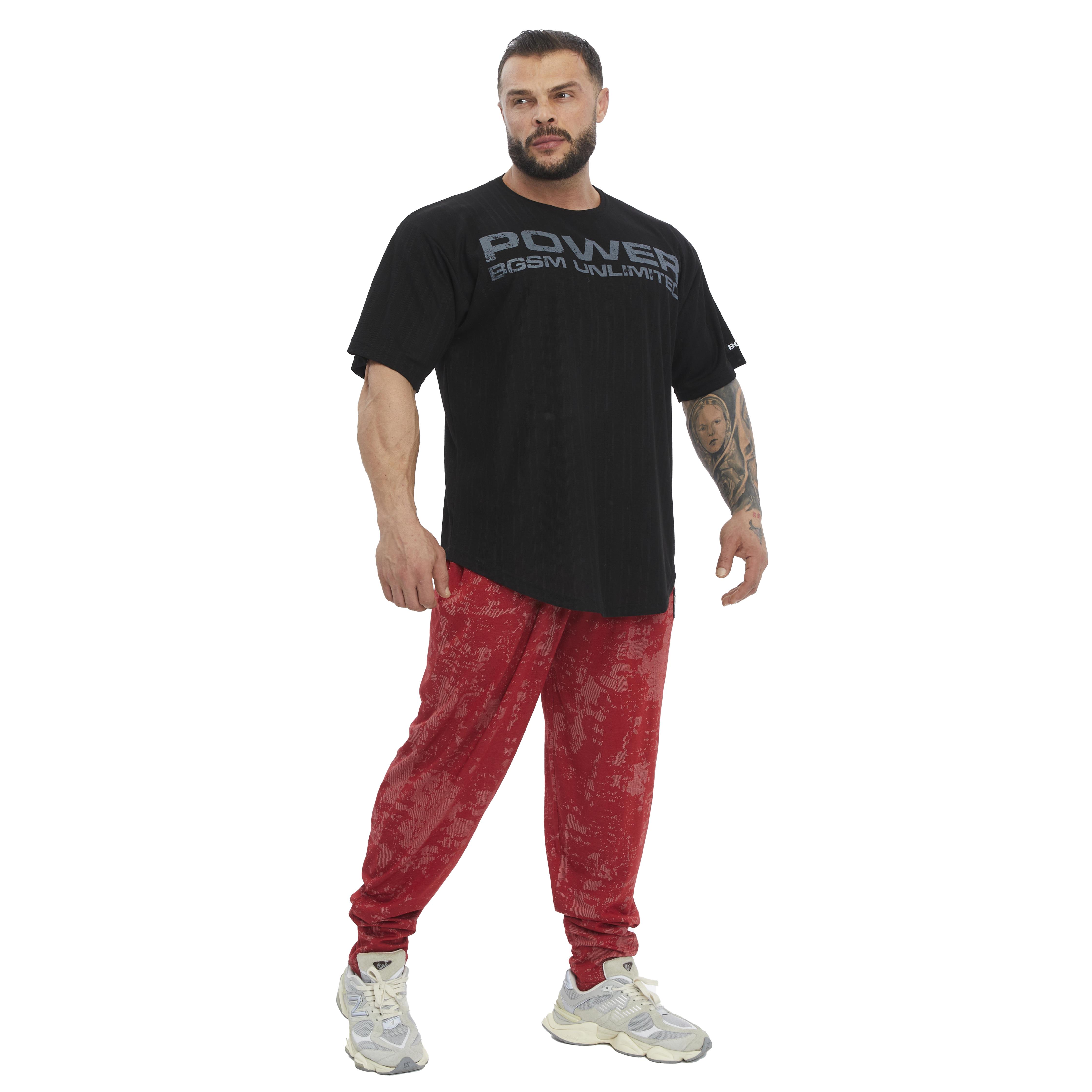 Mens Loose Fit Technical Camo Baggy Pants 