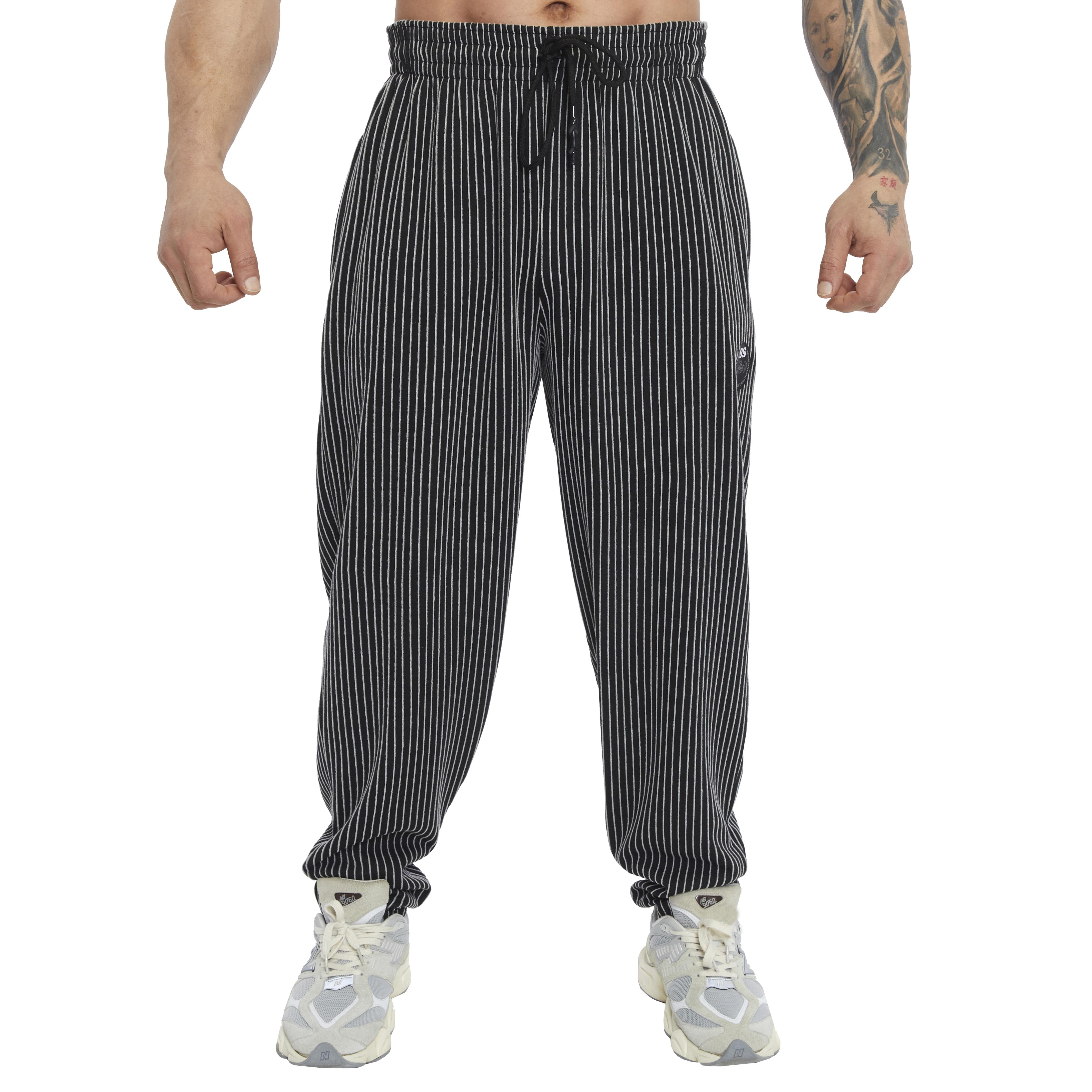 Mens Loose Fit Winter Sweatpants with Zippered Pockets