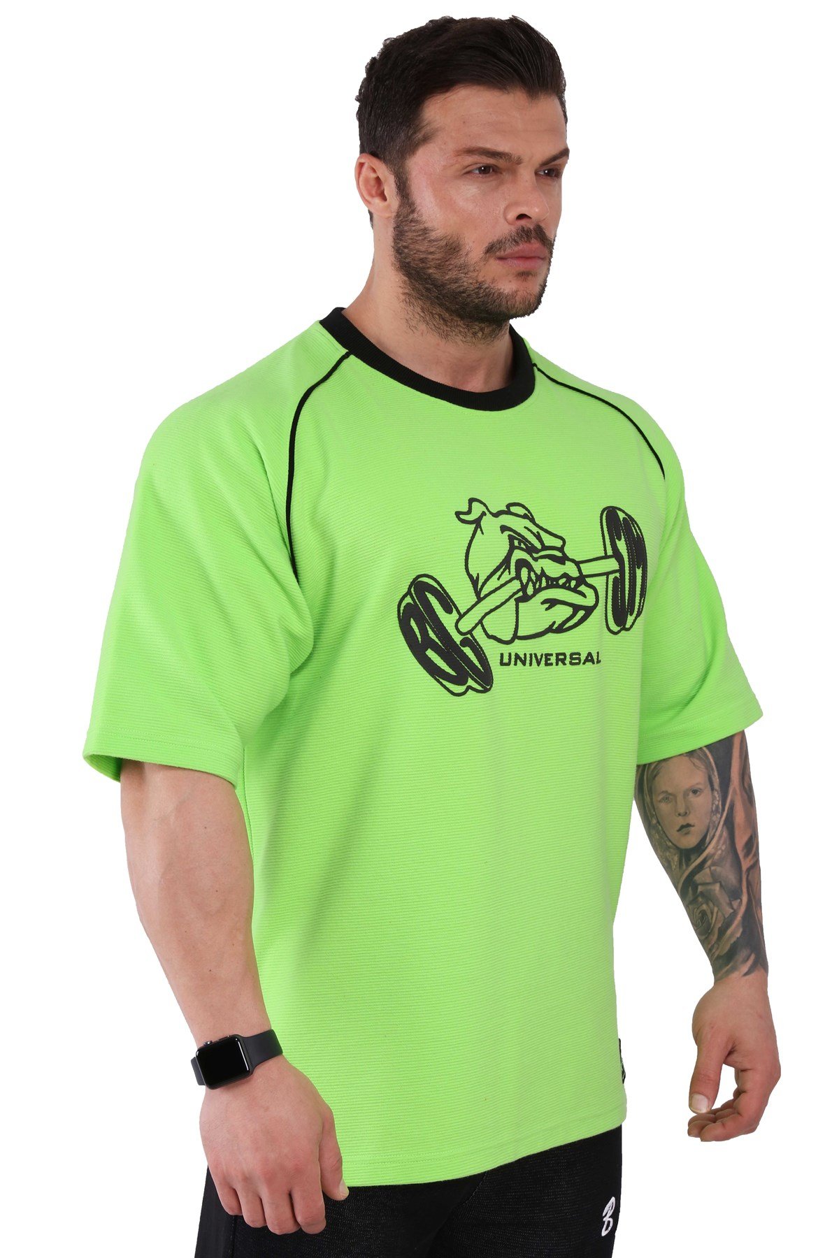 Mens Neon Activewear Rag Top T-shirt