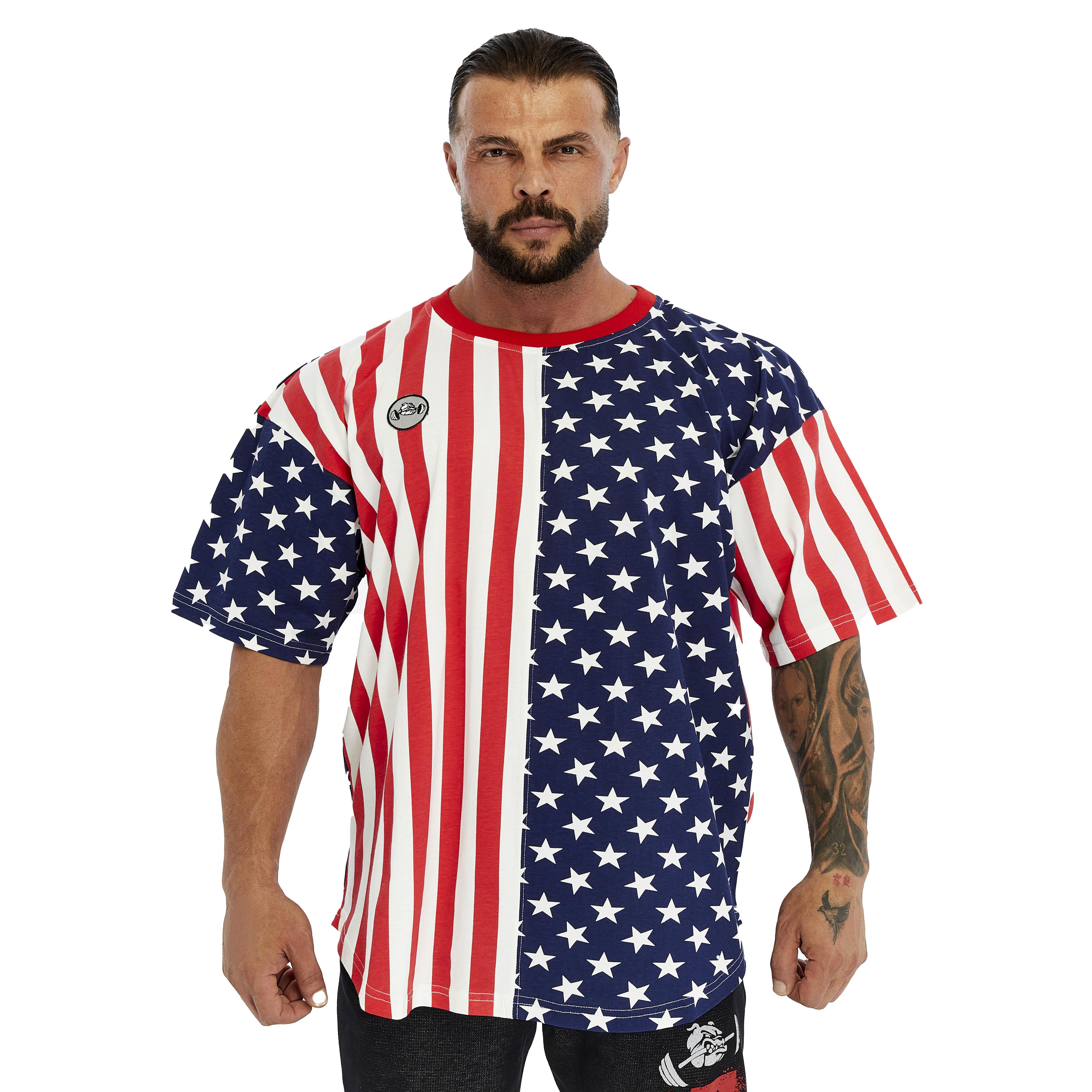 Mens Oversize American Gym T-shirt