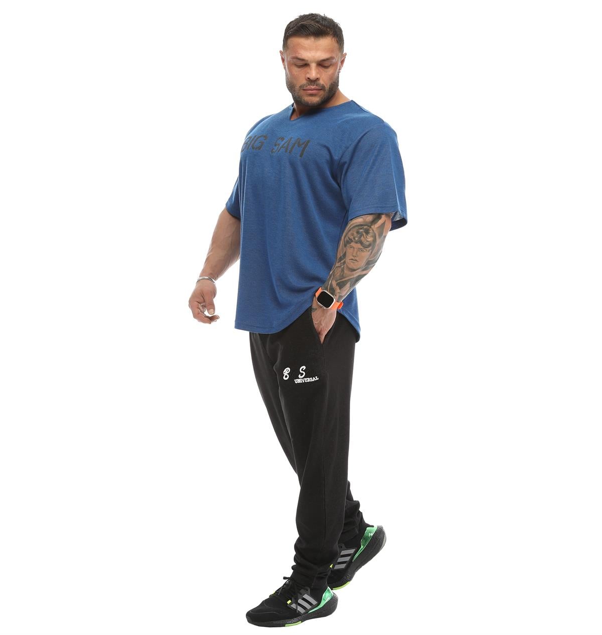 Mens Oversize Bodybuilding Rag Top Gym T-shirt