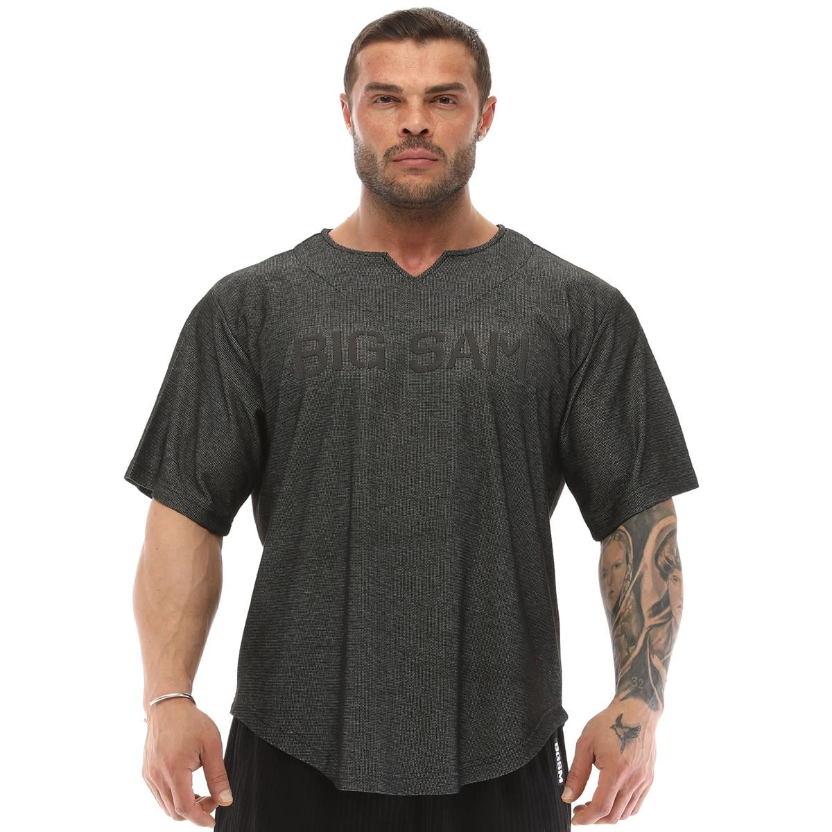 Mens Oversize Bodybuilding Rag Top Gym T-shirt
